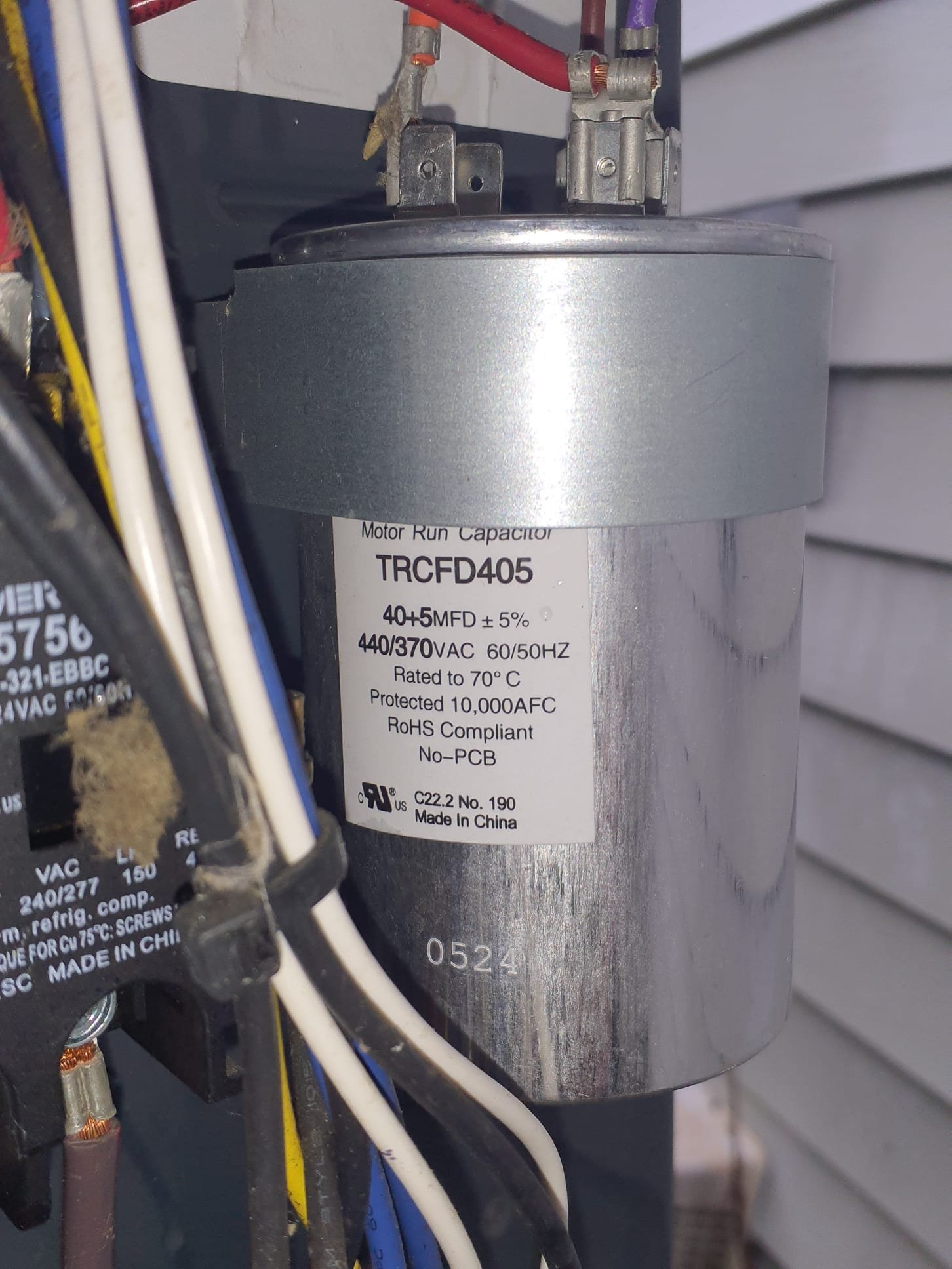 2019 Trane high efficiency AC running in great condition. Electronic air filter cleaning. Tested operation. System is working and pulling correct power. Suspect that blub for green light has burned out. No corrective action needed. Indoor delta t of 19F with supply temp of 52F. Refrigerant pressures are within spec. High 275psi with 11F SC, low 115psi with 10F SH. Water flushed outdoor coils to remove dirt and debris. Outdoor fan motor and compressor are operating within specs. 40/5uf capacitor is new as of 8-17. System is operating properly, efficiently and ready for Summer. 
