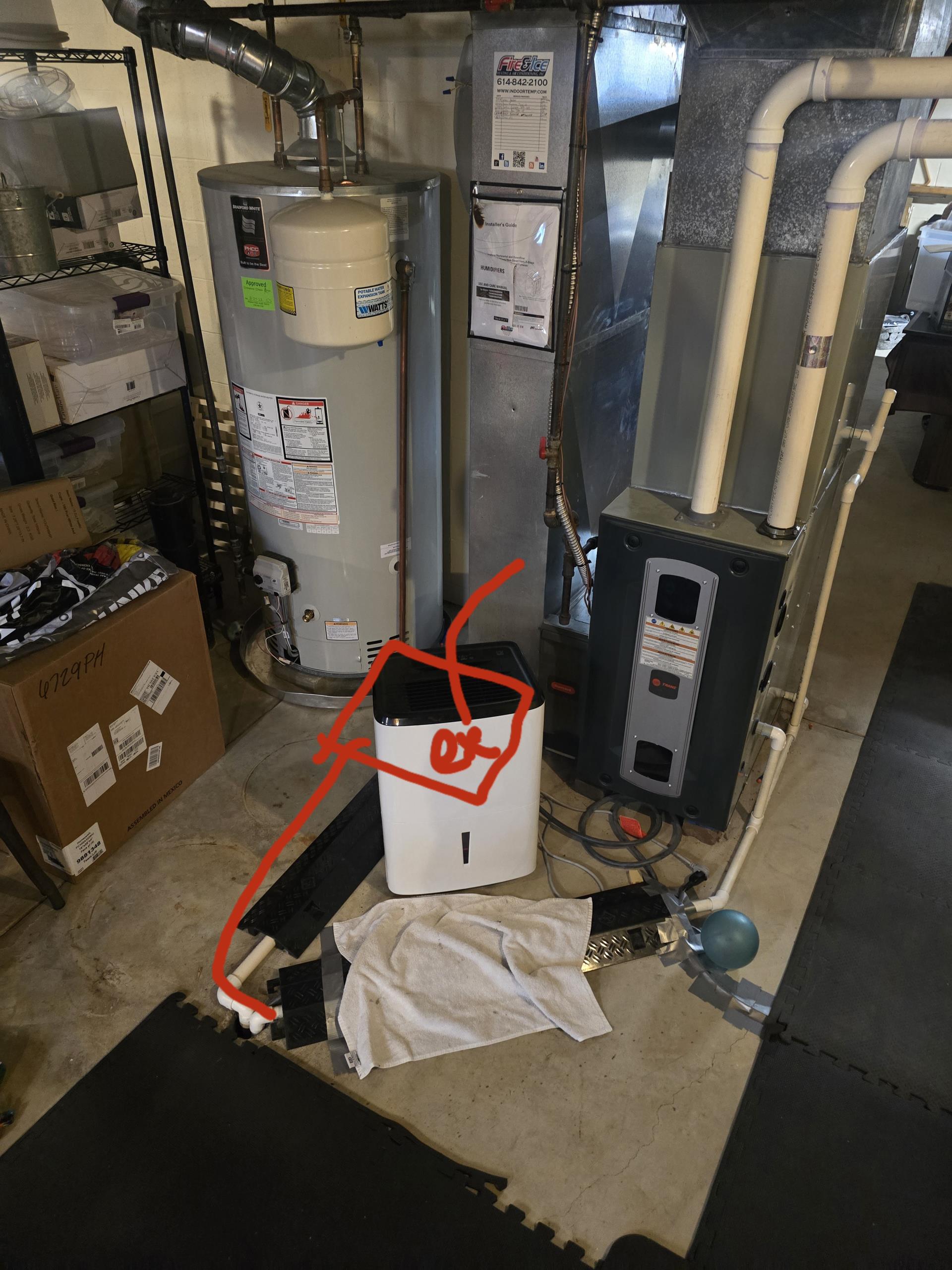 Prepare and present estimate for Dehumidifier install.