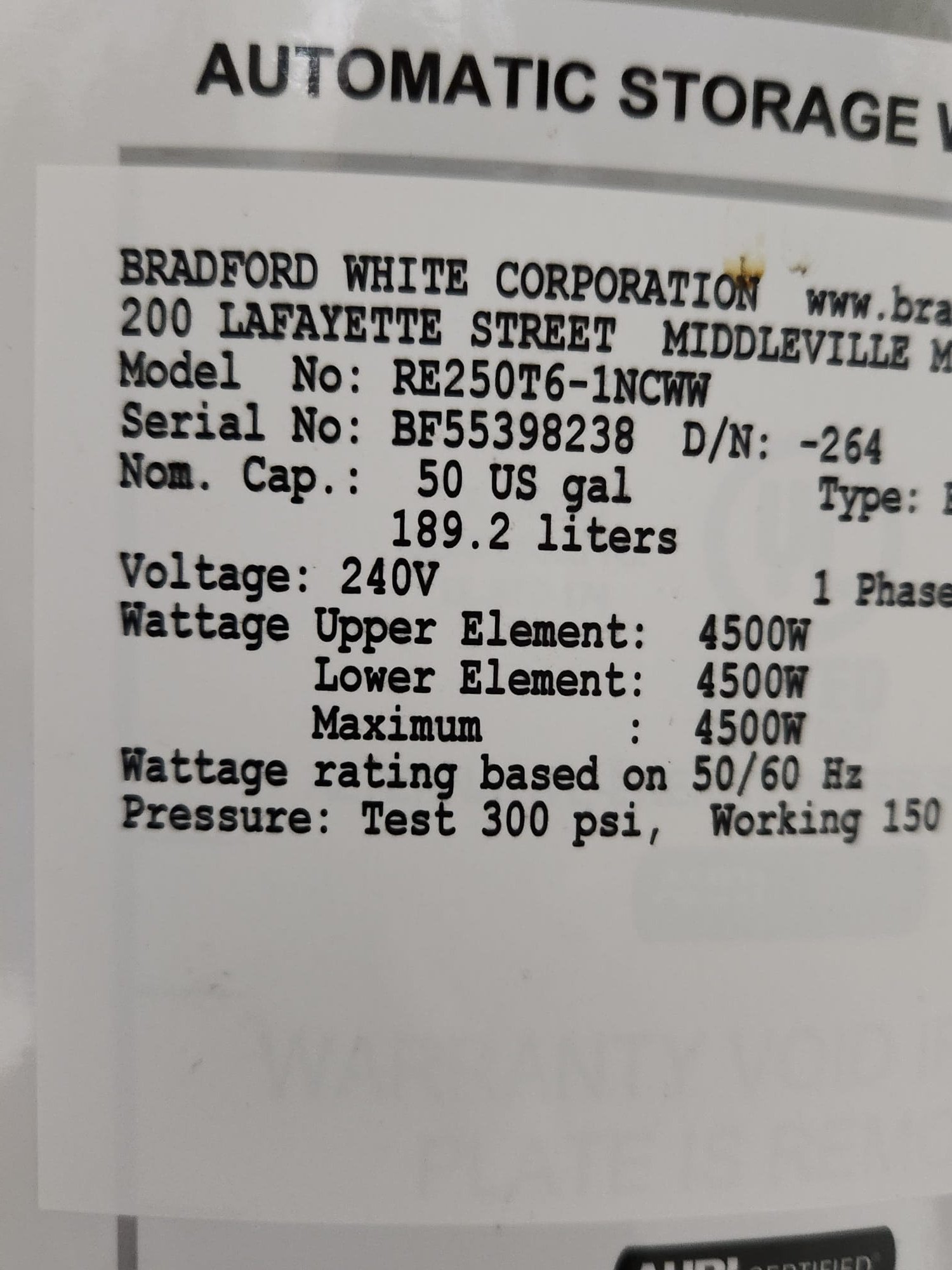 
Install WaterFurnace 5 Series Geothermal system. 2 Stage compressor, Variable Speed ECM blower
-Model #W5AV060BD1A12CTL2B10
Serial# 250801916
Efficiency: Up to 5.0 COP / 30.0 EER
Features Included:
*Aurora Advanced Controls
*20KW Backup heat
*2" Merv 11 air filter
*2 pump GeoLink loop flow center
*Vision Pro 8000 WiFi thermostat

Installation:
*Reconnect to existing loop and top off antifreeze as needed.
*Reconnect to existing high voltage electrical circuit
*Transition to existing supply and return duct
*Reconnect hot water generation to existing water tank

Warranty: (Annual maintenance must be performed)
WaterFurnace 10 Year Parts
WaterFurnace 5 Year Labor
Flow Center and Accessories 5 Year Parts and Labor
Warranty does not cover existing loop field or antifreeze..

Optional accessories:
Air Scrubber by Activepure -  Air Purifier - ADD $925

*** 30% Federal Tax Credit Eligible
*** 2% Cash/Check Discount Available

**Westin Air Not Responsible for Defects with Existing Equipment and