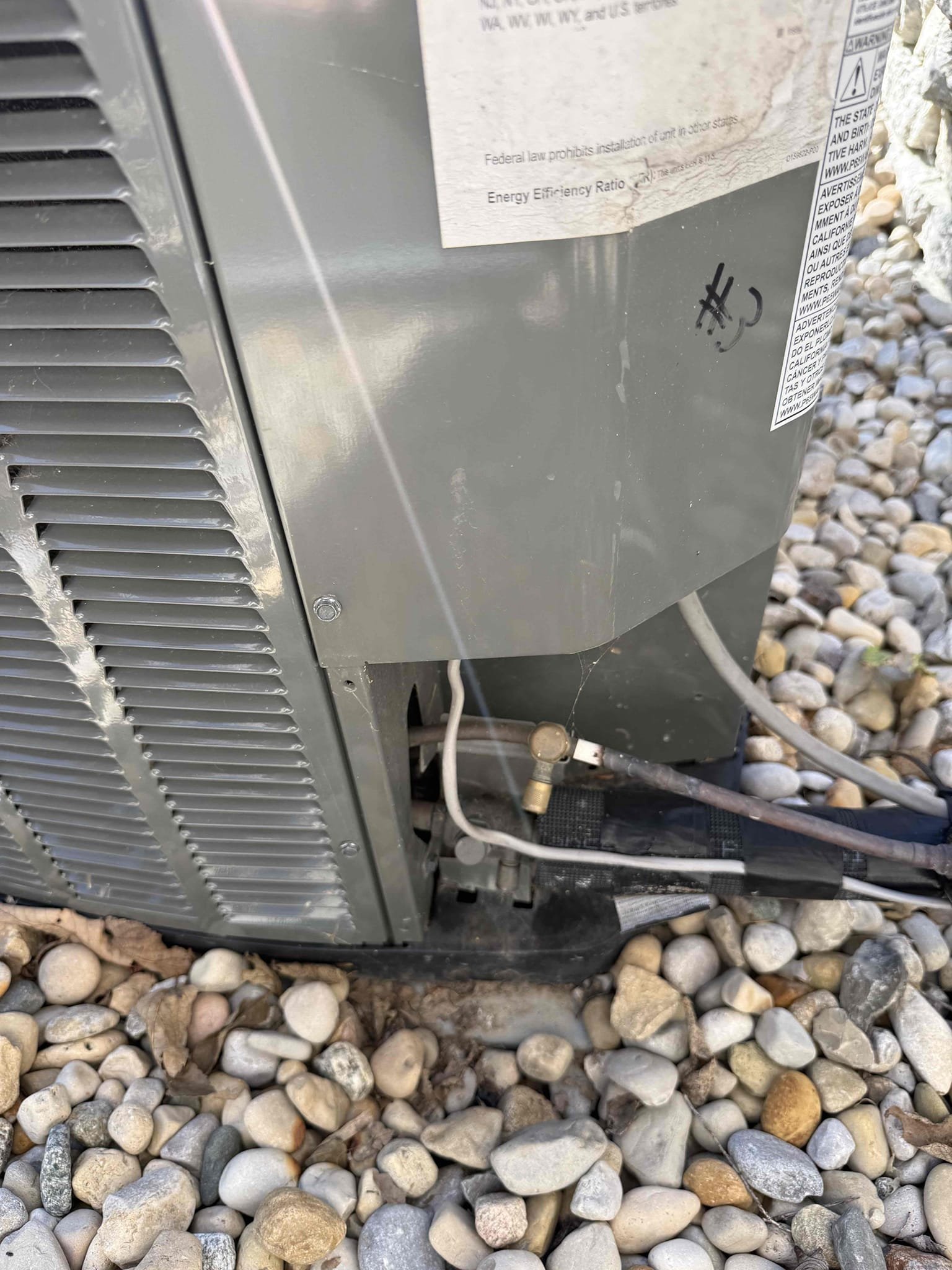 Perform heating maintenance on 3 systems
Clean flame sensors 
Ohm test igniters verify all within spec - no concerns
Filters clean house manager says they change them every 3 months
Test iwave function on basement systems 
South basement dehumidifier at 50% and humidifier panel ok air open for both north and south humidifiers. Units on south end A/C units are sloping toward the house and buried in rocks. They would like a quote to level / potentially lift ac units above stone, photos in file. 