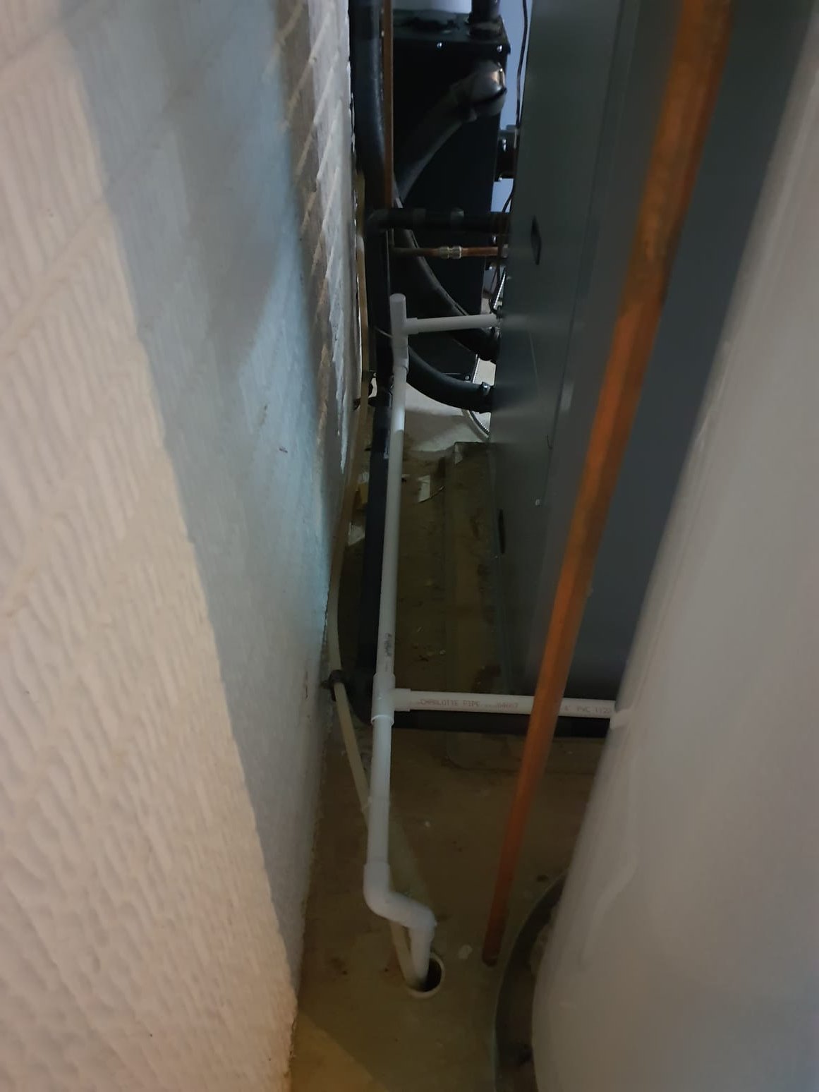 
Install WaterFurnace 5 Series Geothermal system. 2 Stage compressor, Variable Speed ECM blower
Model #W5AV060BD1A12CTL2D10
Serial# 251000396
Efficiency: Up to 5.0 COP / 30.0 EER
Features Included:
*Aurora Advanced Controls w performance and refrigeration monitoring
*15 KW Backup heat
*2" Merv 11 air filter
*GeoLink 2 pump Non-Pressurized loop flow center
*Hot Water Generation, connect to existing tank
*TPCC32U02 color touch screen communicating thermostat

Installation:
*Reconnect to existing loop and top off antifreeze as needed.
*Reconnect to existing high voltage electrical circuit
    -Install one new wire to unit for additional heat strip per Jason.
*Transition to existing supply and return duct

Warranty: (Annual maintenance must be performed)
WaterFurnace 10 Year Parts
WaterFurnace 5 Year Labor
Flow Center and Accessories 5 Year Parts and Labor
Warranty does not cover existing loop field.

Optional accessories:
Aprilaire 700m Humidifier - ADD $750
Aprilaire E100 Dehumidifier - 
