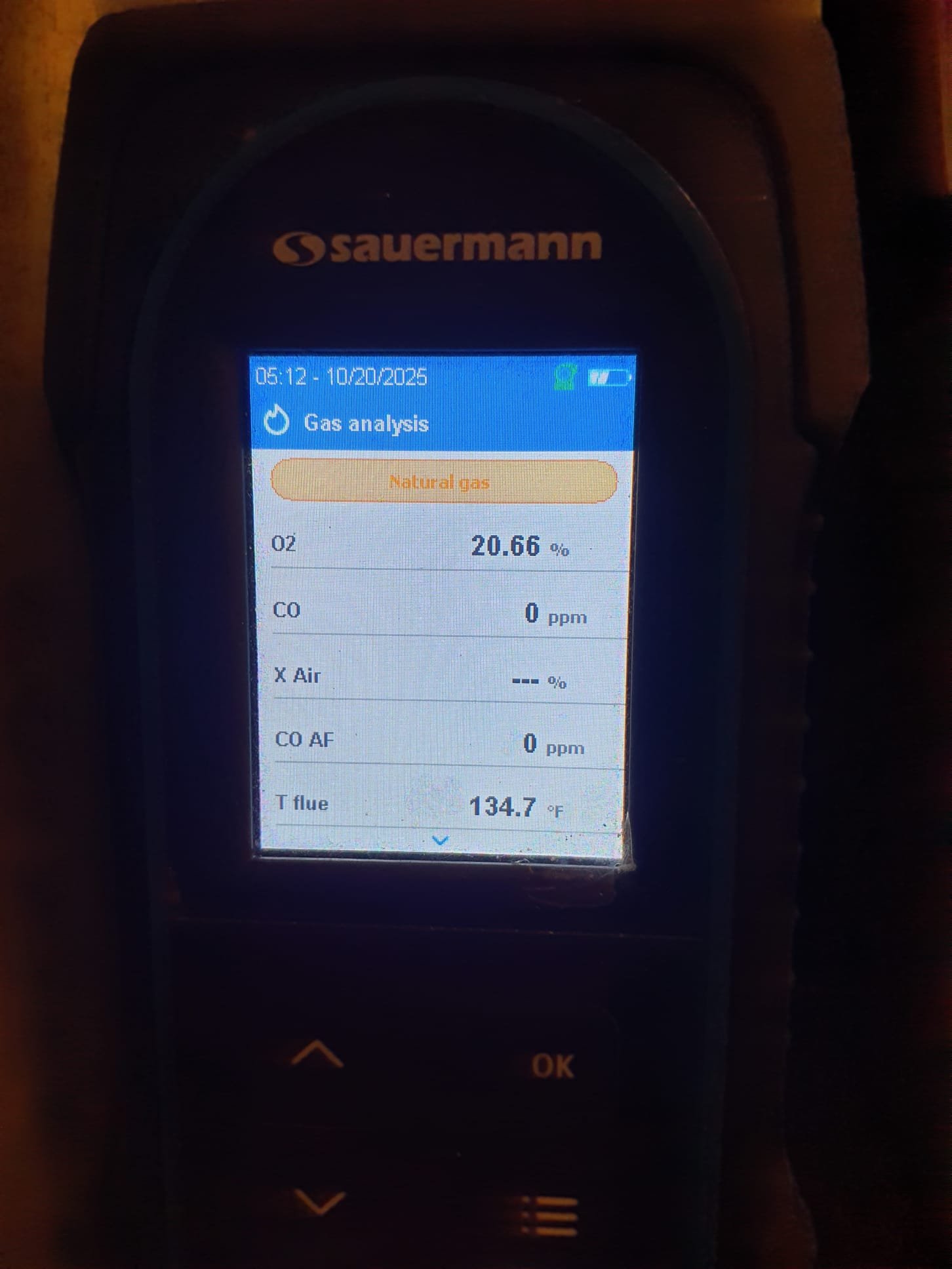 Performed heating maintenance on a Trane two stage 80% efficient natural gas furnace
Replaced 17.5x27x1 filter
Checked humidifier
Opened bypass damper to winter setting
Pulled and cleaned flame sensor
Blower wheel is clean
Run tested furnace
High fire gas pressure 3.45"wc
Temperature rise 53⁰
Low fire gas pressure 1.7"wc
Temperature rise 55⁰
Ran combustion test: readings were perfect
Tested supply air for carbon monoxide: 0ppm present
Furnace operating safely and within factory specs at this time
