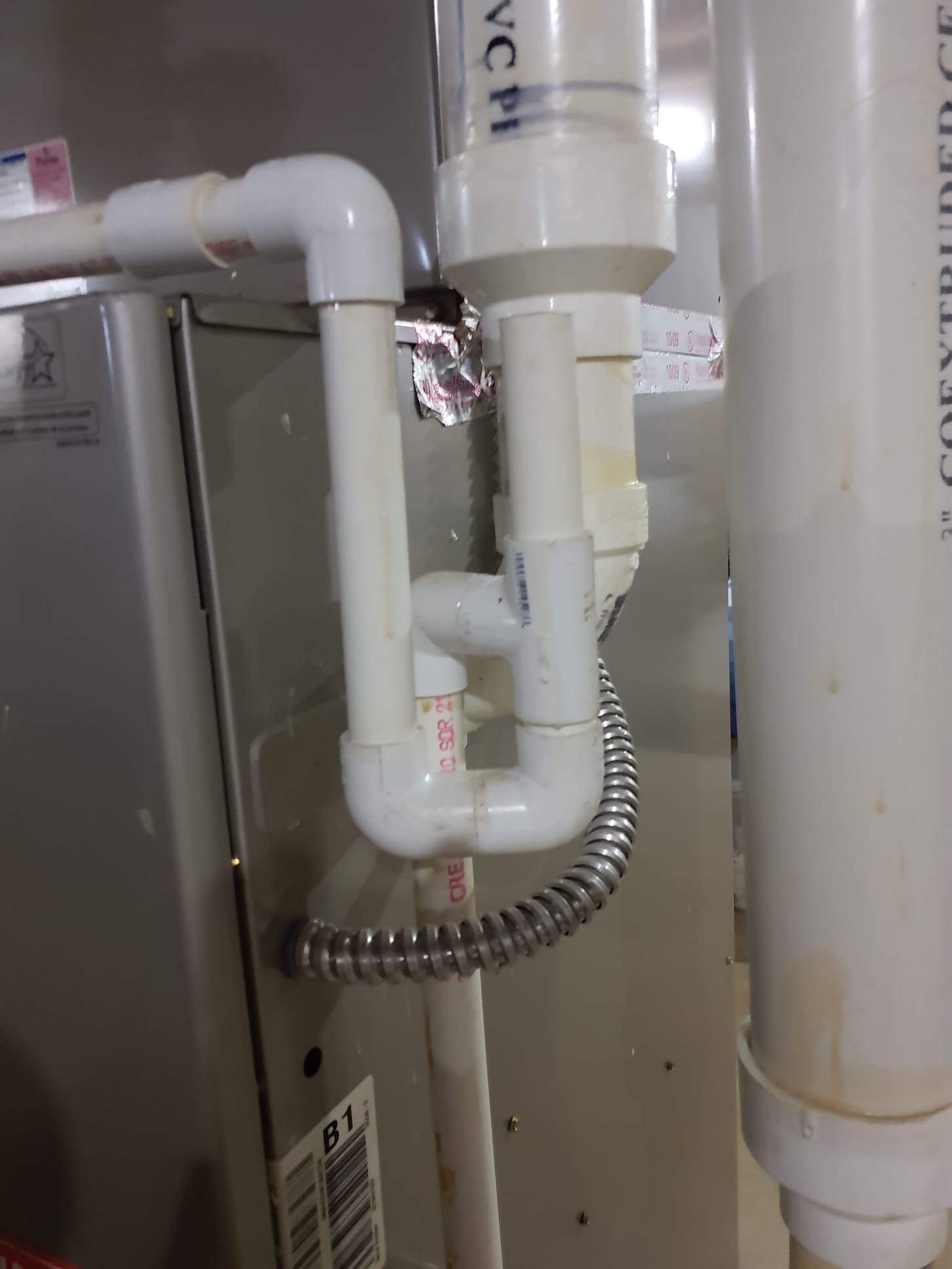 2010 Bryant single stage 93% efficient natural gas furnace. 
Tripped out on a 31 fault, pressure switch stuck open
Found secondary heat exchanger full of water 
Removed condensate trap
Washed trap out thoroughly in the sink
20x25x1 Filter is brand new
Flame sensor appears to have been cleaned very recently (yesterday?)
Set gas pressure to 3.2"wc with reference to the burner box
Ran combustion test (readings are attached to this invoice)
Furnace is operating within factory specifications at this time.

Signed up for silver maintenance plan
Approved drain line modifications for AC condensate drain: removed p-trap (point of clogging for AC condensate), replaced cut section of pipe and installed a vent Tee fitting.