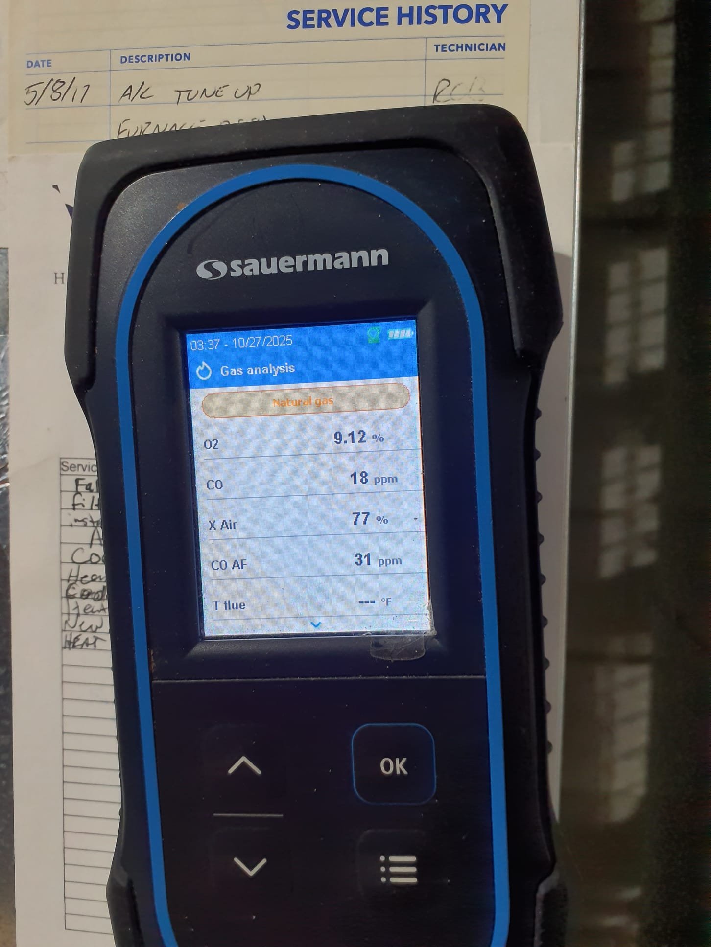Performed heating maintenance on a 2013 trane two stage 96% efficient natural gas furnace
Pulled and cleaned flame sensor
Pulled and checked burners
Vacuumed out burner box and intake screen
Cleared condensate trap and clamped all hose connections to it
Performed combustion test: results are perfect
High fire gas pressure set to 3.5" with reference to burner box
Low fire set to 1.65"
Cleaned Trane CleanEffects electronic air cleaner and reset filter indicator
Furnace is in great shape for its age and running well within manufacturer's specs at this time 