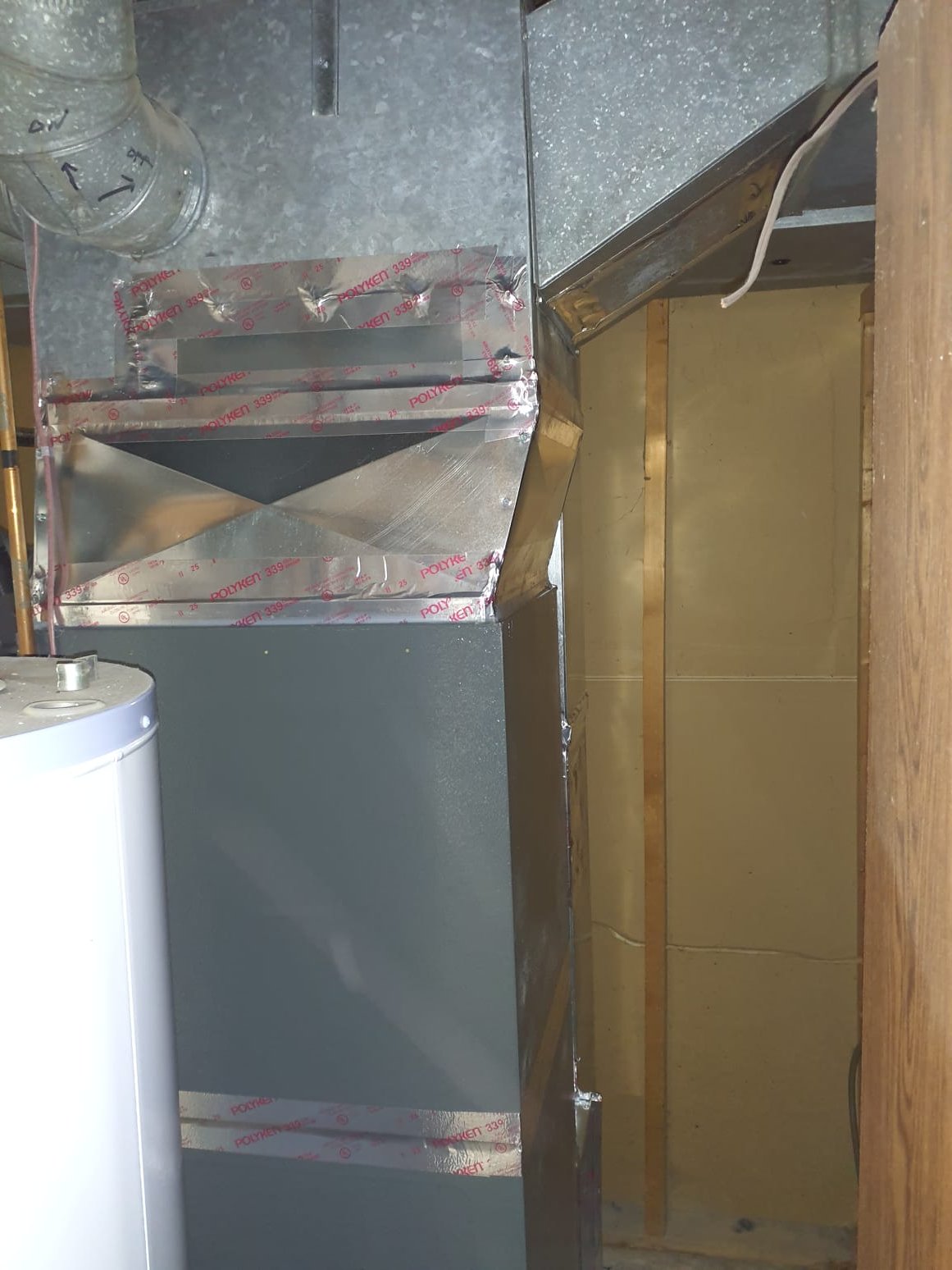 
SOLD: 10/13/2025 10:43:55 AM - Option 2

Install New Daikin HVAC System
Two Stage Variable Speed Furnace:
Model #: DR80TC0803BNA 
Serial #: 2501458002
80,000 BTU's - 80% AFUE
Single Stage Air Conditioner:
Model #: DC3SEN3010A
Serial #: 2502195029
2.5 Ton - 13.4 SEER2
Indoor Coil:
Model #: CAPTA3022B3A
Serial #: 2507258264
 
Installation:
* Honeywell T4 Pro Thermostat
* 1" Standard Filter Rack
* Reconnect to existing electric
* Transition to existing supply and return ductwork
* Start up and commission new system

 
Warranty:
12 Year Daikin manufacturers Parts Warranty (Annual maintenance must be performed)
2 Year Westin Air Labor Warranty (Annual maintenance must be performed)
20 Year Daikin manufacturers Exchanger Warranty (Annual maintenance must be performed)
