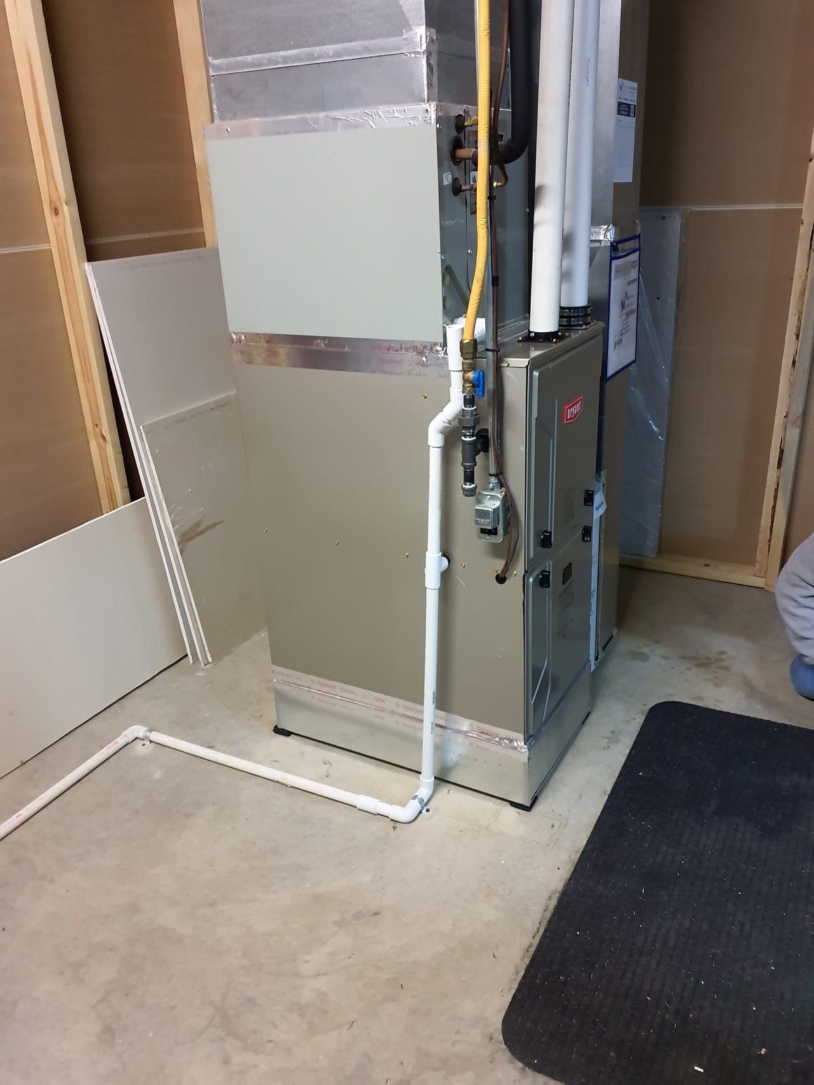 
SOLD: 11/12/2025 9:47:28 PM - Option 1

Install New Bryant Two Stage Gas Furnace
Model #: 927TA48080V17
Serial #: 4425A59611
80,000 BTU’s - 97% AFUE
 
Installation:
* Reconnect to existing gas line and high voltage electric
* Transition to existing supply and return ductwork
* Start up and commission new system
* Air Filtration - AprilAire 1210 (20X25) Media Air Cleaner
 
Warranty:
20 Year Bryant manufacturers Heat Exchanger Warranty (Annual maintenance must be performed)
10 Year Bryant manufacturers Parts Warranty (Annual maintenance must be performed)
2 Year Westin Air Labor Warranty (Annual maintenance must be performed)
