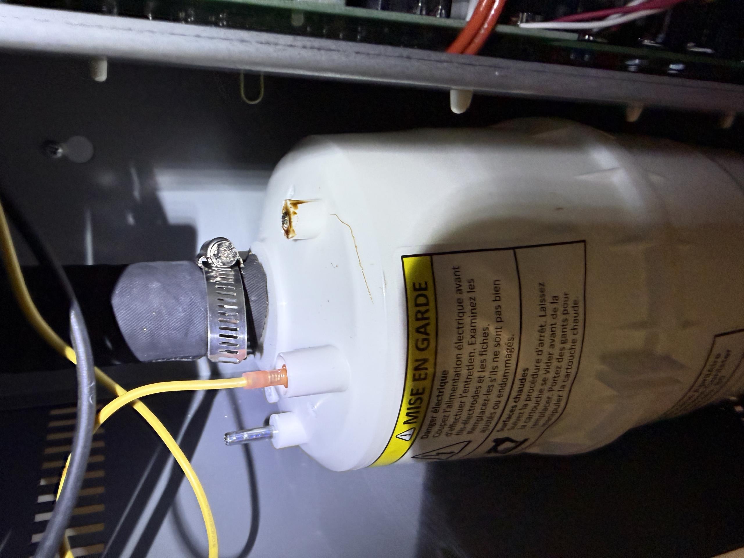 Performed heating maintenance 
Replaced steam cannisters for both humidifiers
One had damaged electrode wires, installed a new set of electrodes
These electrodes are recommended every few years.  The other humidifier will likely require them next fall.
Both humidifiers are operating properly at this time
Shut down dehumidifiers.
Replaced batteries in both thermostat remote sensors 
Replaced filters in all 3 rooftop packaged units
Replaced blower drive belt on the large unit and set belt tension
Other two units have direct drive blower motors, so no belts are utilized in them
Inspected heat exchangers for all 3 units
The middle and back of house systems are getting close to needing the heat exchangers Replaced.  It could be another year or two until this is required, but did notate they are getting rusty on the seams. 
Verified fresh air dampers are shut to allow for proper humidity control 
Run tested heating modes
No concerns found with the heating systems
No coil or blower cleaning r