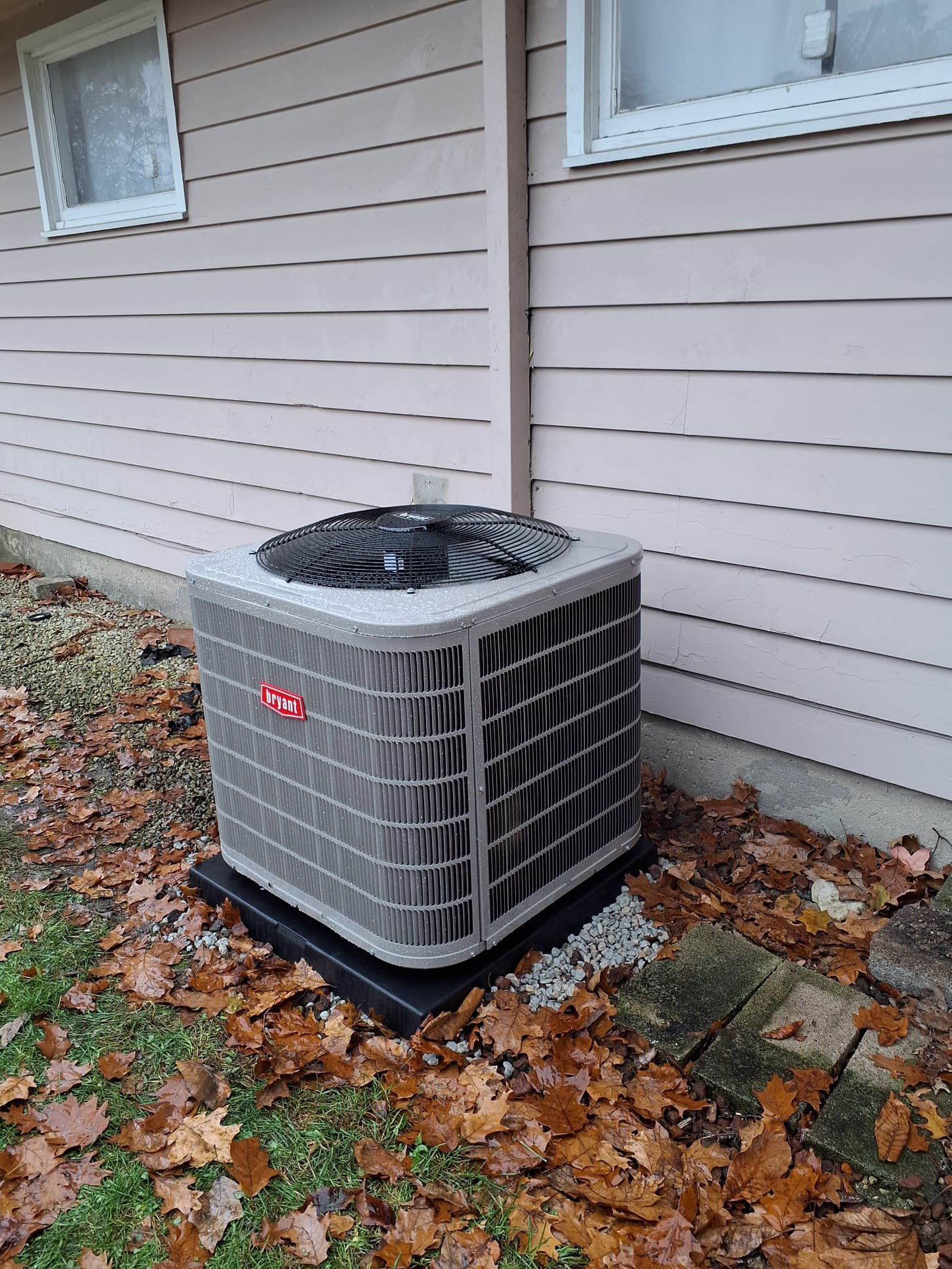 
SOLD: 11/18/2025 6:26:26 PM - Option 2

Install New Bryant HVAC System 
Bryant Preferred 96 Two Stage Gas Furnace
Model #: 820TB36045V14A-A
Serial #: 4325A17135
45,000 BTU's - 80% AFUE
Bryant Single-Stage Air Conditioner
Model #: 146SAN01800WAAAB
Serial #: 2025E00893
1.5 Ton - 16 SEER2
Puron Advance Refrigerant, R-454B
Matching Cased Coil: CVAVA2414XMAEAAA
Serial #: 2625J21344
 
Installation:
* Air Filtration - Aprilaire 1410 (16X25) Media Air Cleaner
* Reconnect to existing gas line and high voltage electric
* Transition to existing supply and return ductwork
* Start up and commission new system
* Electrical Services - Run New Thermostat Wire
* Install Customer Provided Ecobee Thermostat

 
Warranty:
20 Year Bryant manufacturers Heat Exchanger Warranty (Annual maintenance must be performed)
10 Year Bryant manufacturers Parts & Compressor Warranty (Annual maintenance must be performed)
2 Year Westin Air Labor Warranty (Annual maintenance must be performed)
