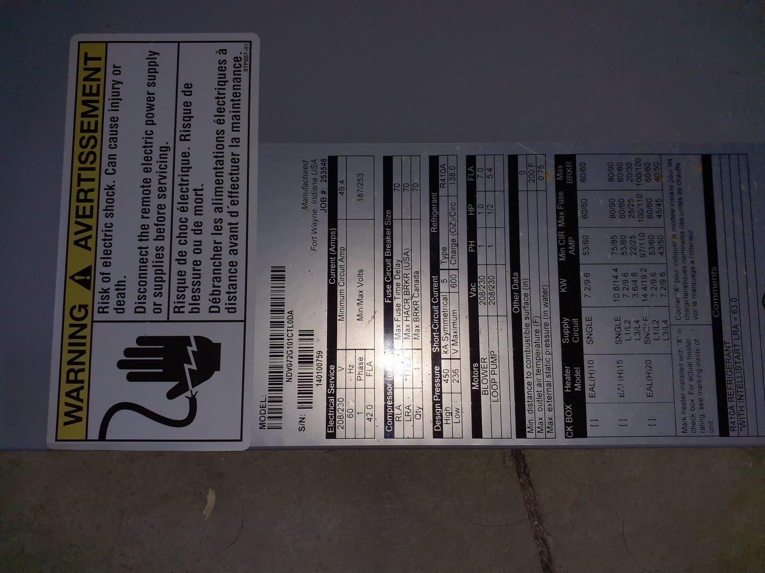 Waterfurnace 5 series
Closed pressurized loop
Communicating thermostat throwing a communication fault 
Plugged Aid tool into diag port
Aid tool throwing comm fault
Reset power to geo
System operating normally
Most likely cause is a failing control board
Ordered board
Will return asap when we receive the board
