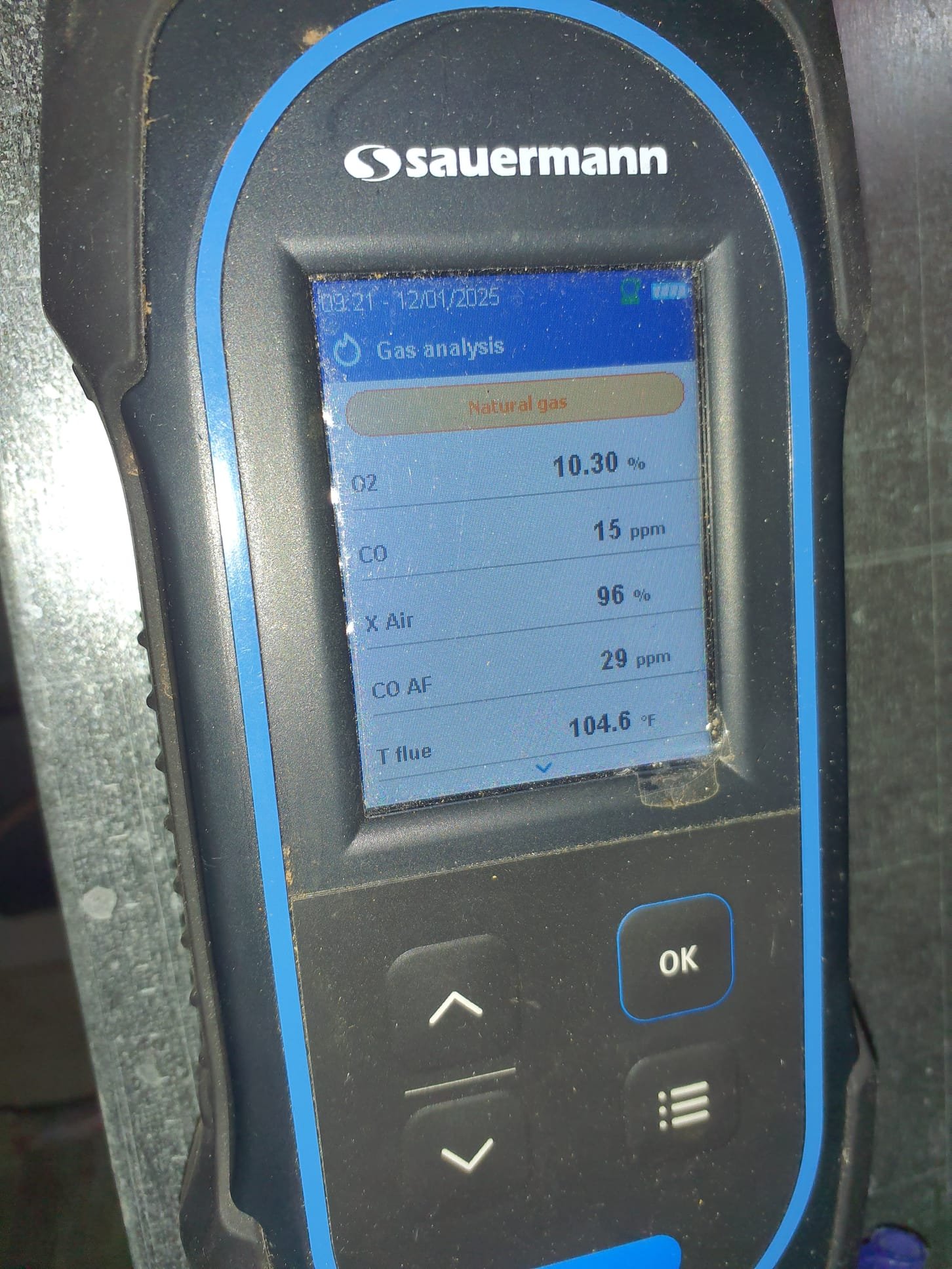 Performed heating maintenance on a 2011 Carrier Infinty 3 stage 97% efficient natural gas furnace
Replaced humidifier water panel (aprilaire #10)
16x25x4 filter is still good
Pulled flame sensor and cleaned
Pulled condensate trap and flushed with water
Blower wheel is clean
Burners are in good shape
Run tested furnace while performing combustion test and checking temperature rise
High fire set to 3.7"
Med fire set to 1.75"
Low fire set to 0.65"

No concerns found 