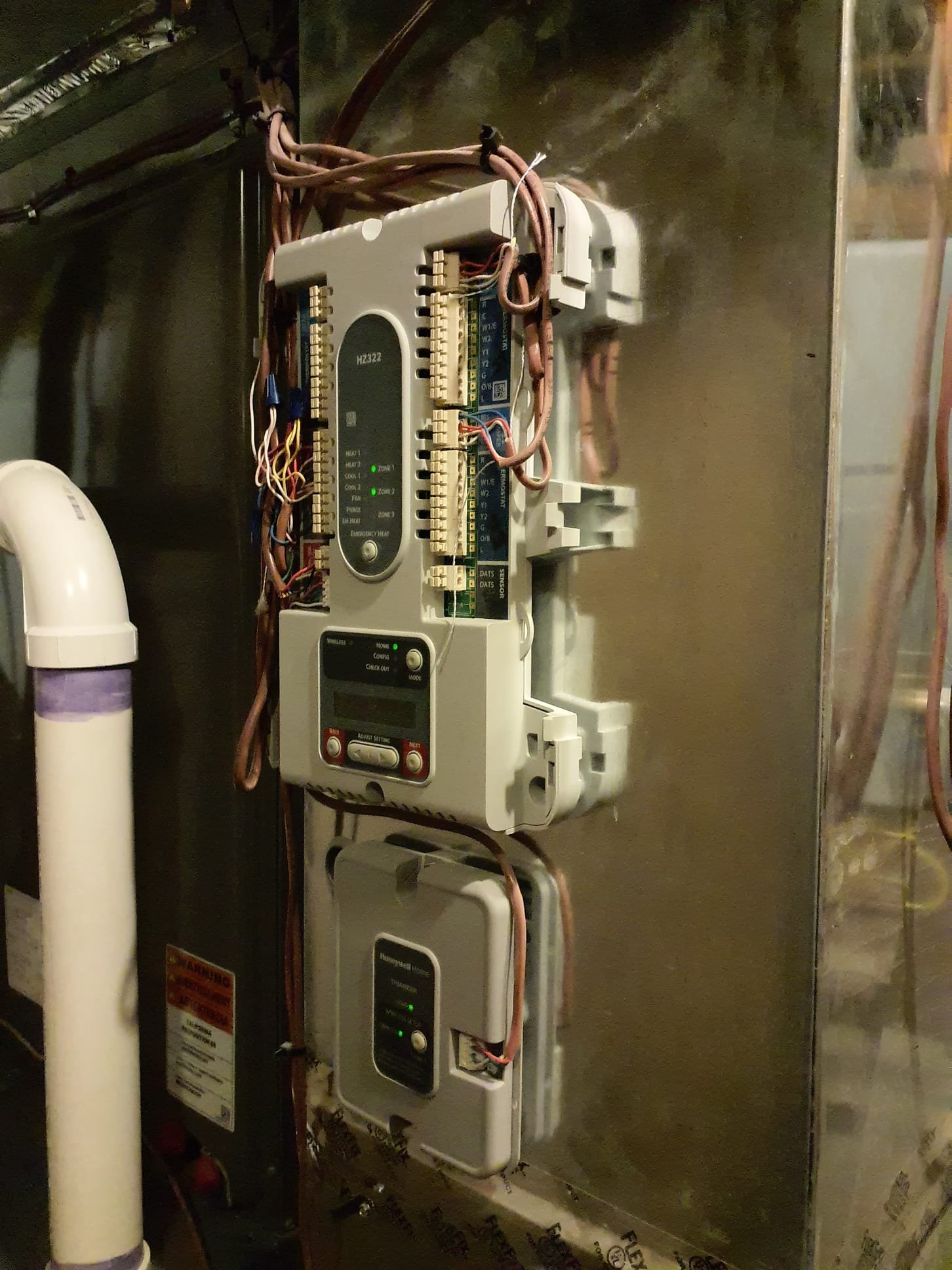 Performed heating maintenance 
24x25x4 filter is in good shape 
Aprilaire humidifier #35 water panel in good shape
Opened bypass damper for humidifier and set humidity to 5
No water leaks present at this time 
Pulled and cleaned flame sensor
Condensate trap clear
Blower clean
Burners in good shape
Detected a heavy gas leak from the furnace control valve
We will return with a new gas valve ASAP
Otherwise, furnace is operating normally at this time. 