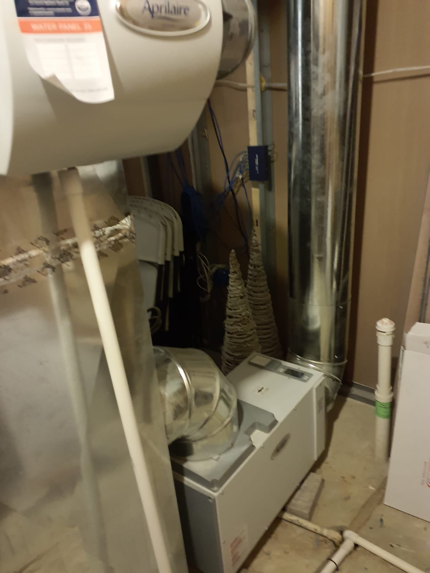 Performed heating maintenance 
24x25x4 filter is in good shape 
Aprilaire humidifier #35 water panel in good shape
Opened bypass damper for humidifier and set humidity to 5
No water leaks present at this time 
Pulled and cleaned flame sensor
Condensate trap clear
Blower clean
Burners in good shape
Detected a heavy gas leak from the furnace control valve
We will return with a new gas valve ASAP
Otherwise, furnace is operating normally at this time. 