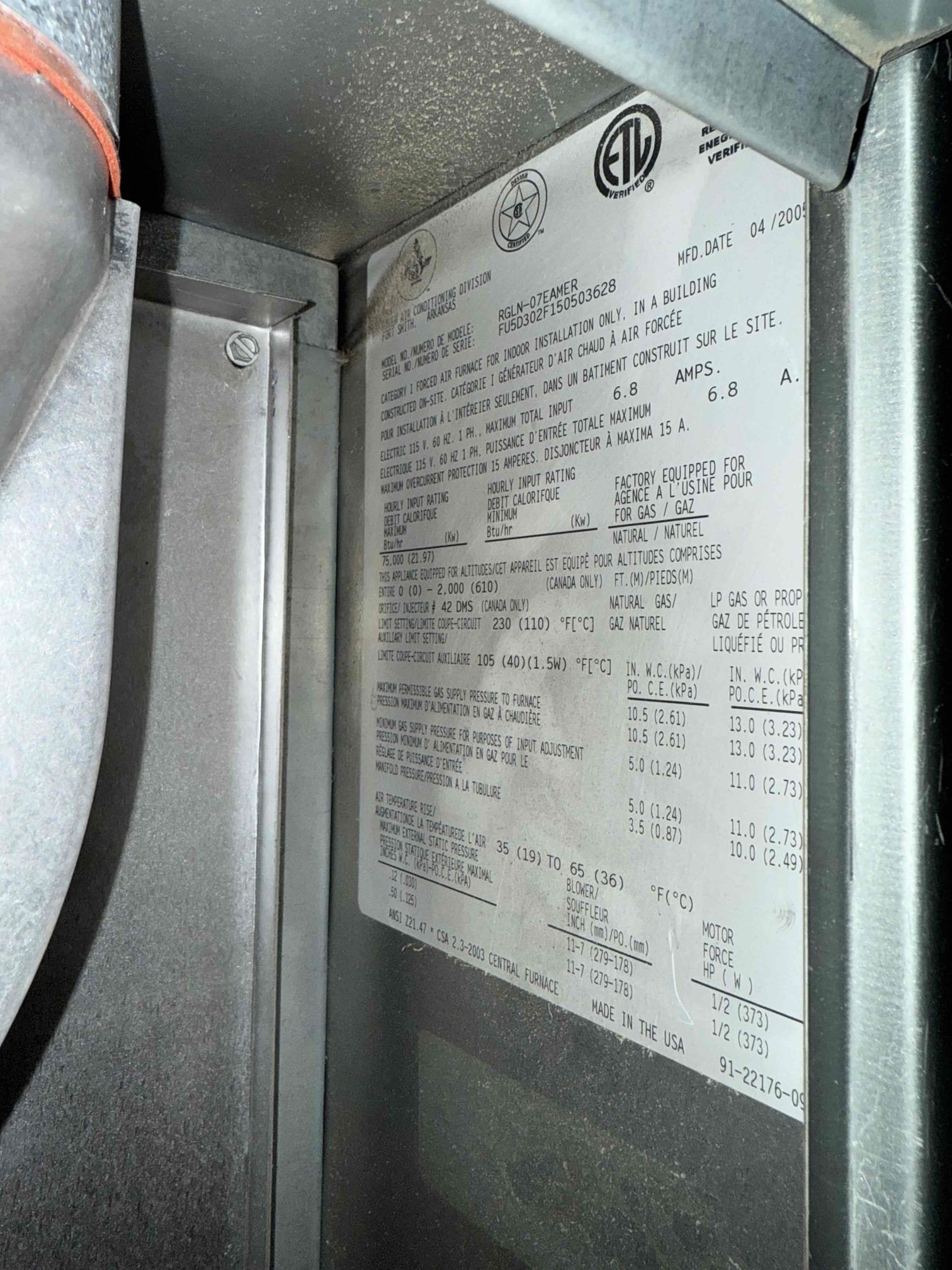 Unable to entirely identify source of problem. System is intermediately operational, but has a premature shut down with improper shut down procedures not running inducer motor or blower motor to cool furnace off after flame is lost. System seems to have a defective control board due to improper system procedures. We’ll have to quote. A replacement control board once supply houses open. Unit uses a spark igniter with PSC blower motor. 
