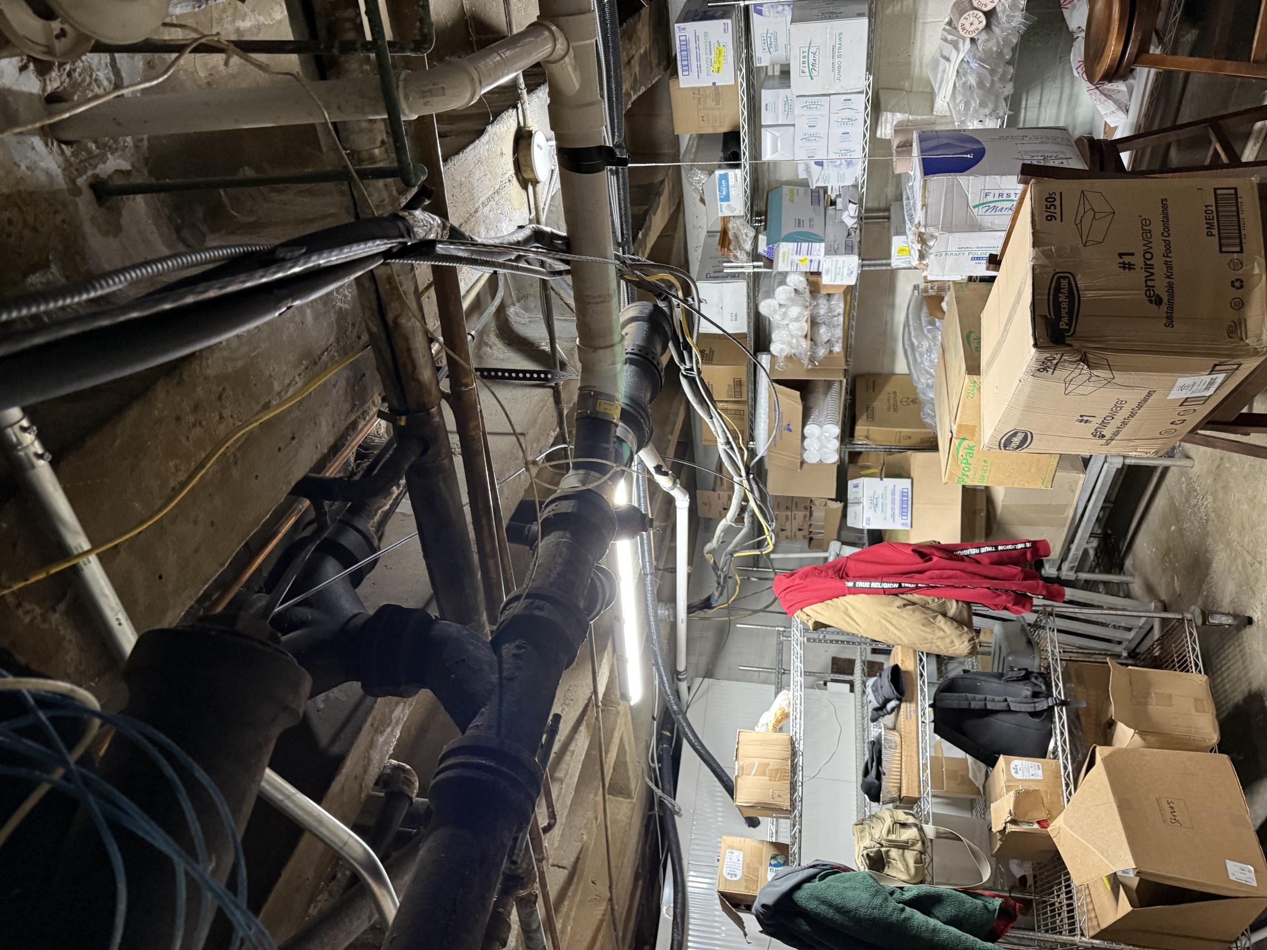 Daikin ductless split heat pump current fault code for out of refrigerant 
Lykens property management came to provide roof access
Figured out which unit on the roof belongs to this system
System is 100% out of refrigerant
Customer has records from property management work orders regarding system not operating normally back to when they took possession of the space
Maintenance filled the refrigerant without locating the leak and called it good
Installation of the system is extremely poor quality
Traced refrigerant line set through the restaurant next door's basement
Unsure how the lines are ran to get to the indoor head between the restaurant wall and theirs

Recommend replacing the system and the line set
All of these issues are pre-existing to the customer taking possession of the space from the rental company
