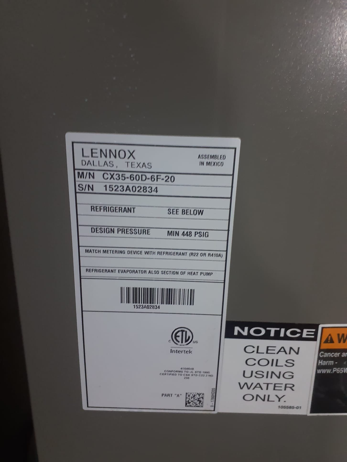 Performed heating maintenance on two basement furnaces
2023 Payne single stage 95% efficient 120kbtu
Replaced 20x25x4 filter
Cleaned flame sensor
Found condensate trap gasket leaking inside the furnace 
Replaced trap gasket and flushed trap with water
Furnace cycling on high limit due to insufficient return duct tied into the furnace 
Compensated with reducing gas pressure down to 3.0"wc and increasing blower speed to max
Furnace is no longer overheating


2011 Lennox single stage 93% furnace
Cleared condensate lines inside the furnace
Trap is clear
Replaced 20x25x4 filter
Cleaned flame sensor
This furnace is operating within specs without any adjustments today