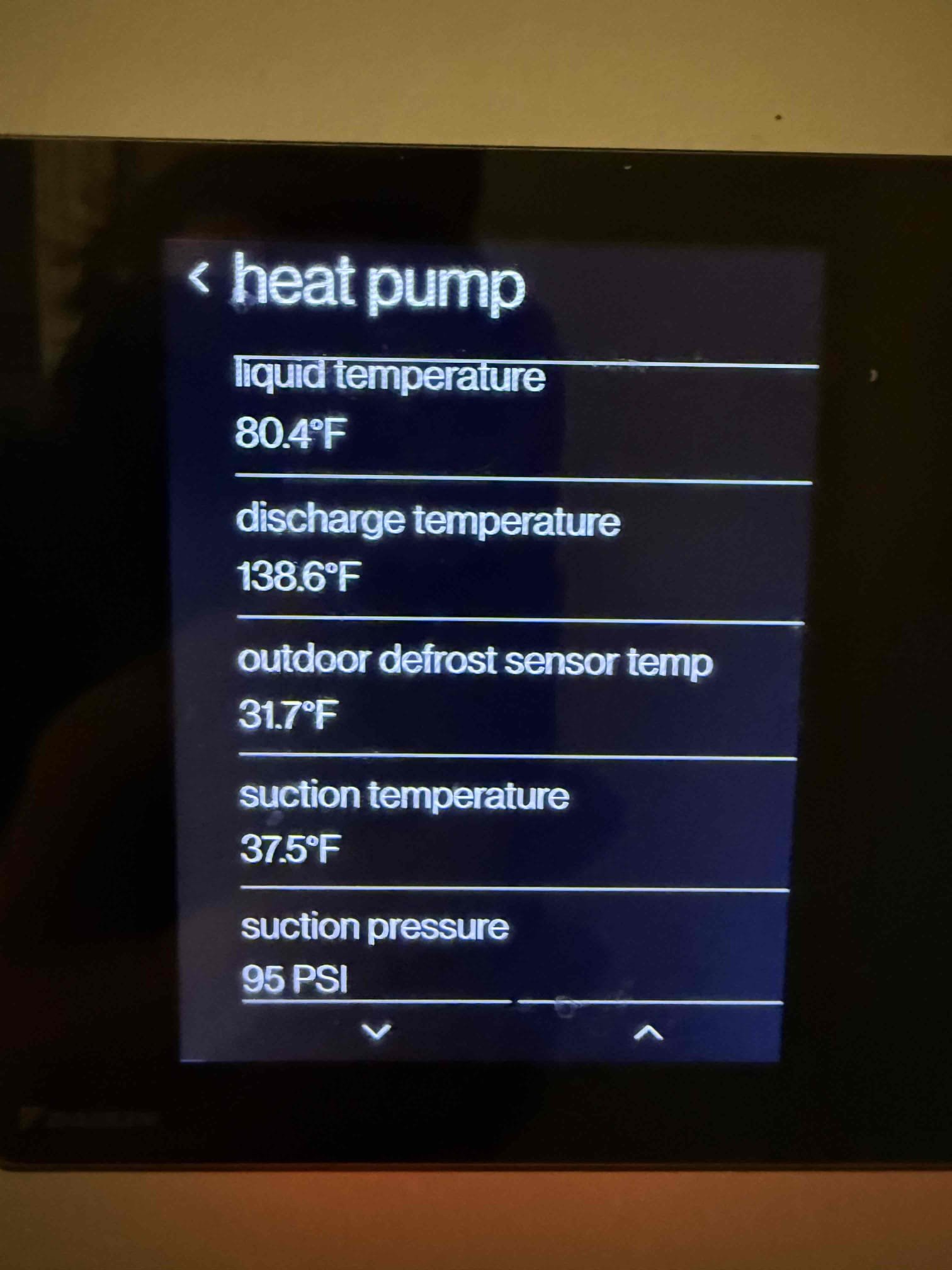 Remove and replace warranty 60a breaker test run heat post repairs and verify proper operation 
Unit heating at 24° delta T 
Refrigerant within spec during heat at 301/95 
Airflow proper around 890cfm