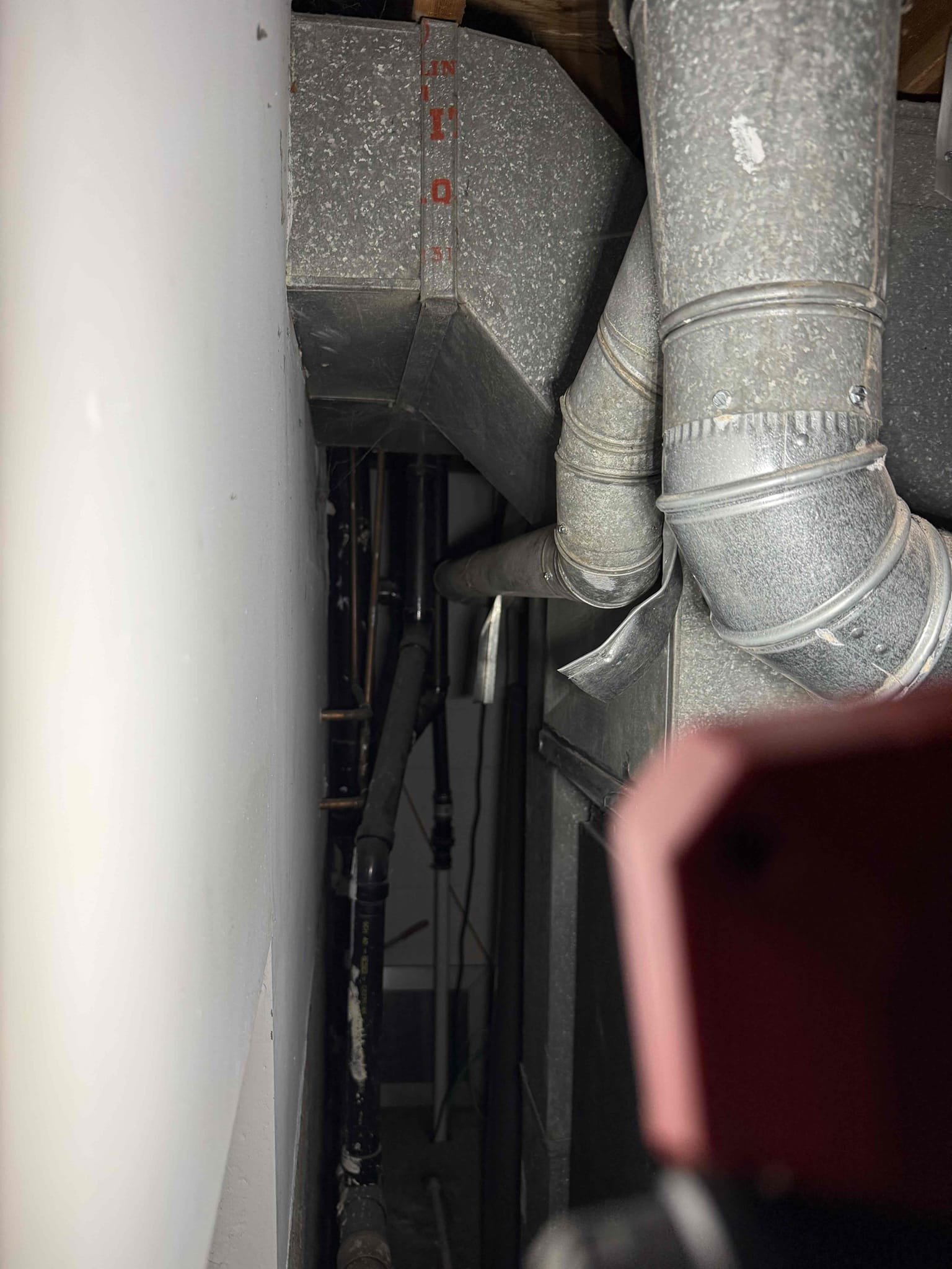 Gas heating preventative maintenance performed
Check filter - 16x25x1 ok due soon
Clean flame sensor
Inspect burners - no concerns
Ohm test igniter: 56.2
Inspect wiring for loose connections and/or hot spots - none found
Check humidifier pad: n/a
Inspect exhaust flu - no concerns with furnace / water heater vent not properly installed and allowing backdraft and deadly CO to escape from pipe. Quote redirecting vent pip
Set thermostat for heat
Check amp draw on blower motor: 3.29
Check amp draw on inducer motor:0.62
Check delta T -  58
Furnace is in optimal running conditions