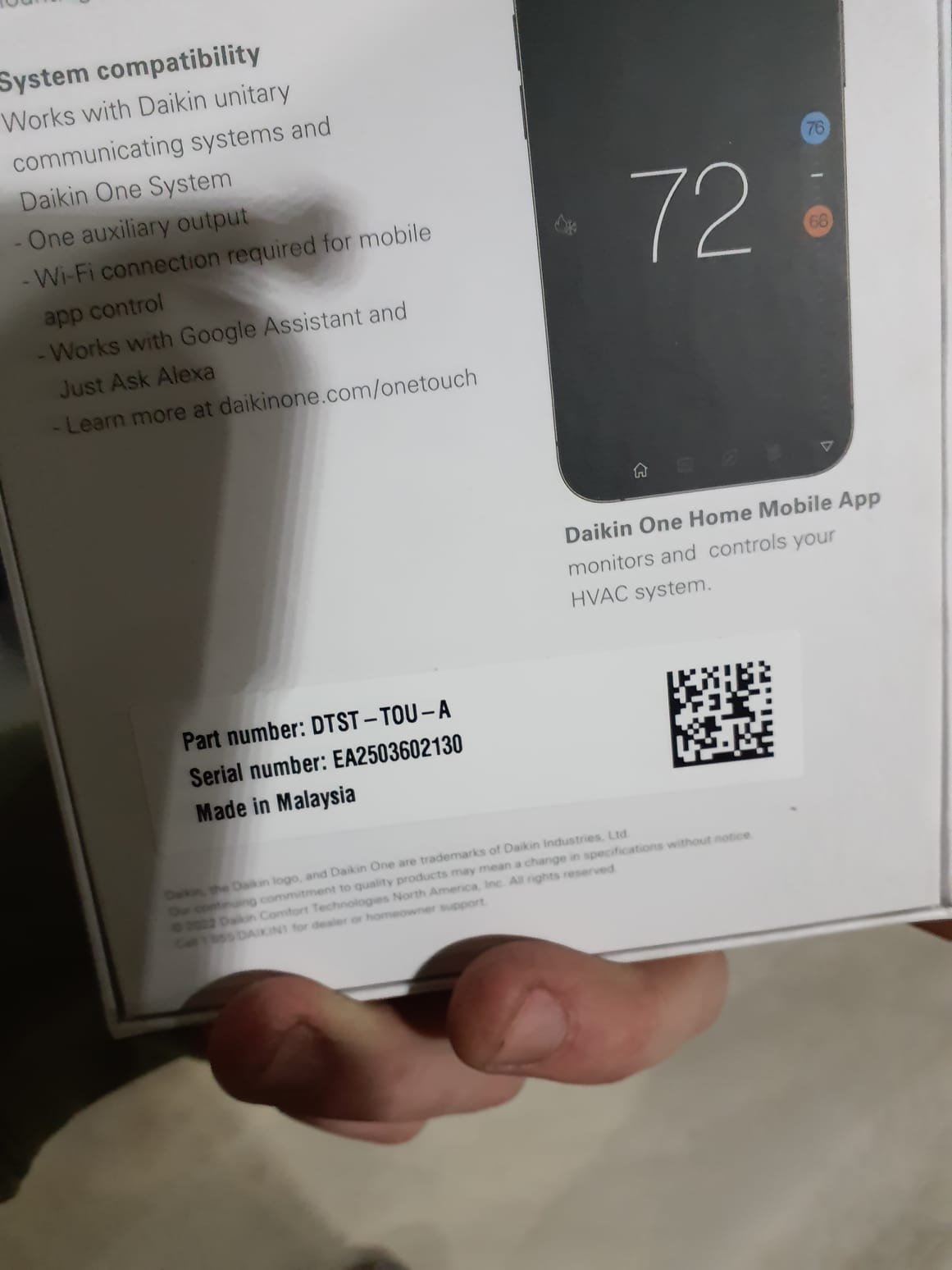 
SOLD: 12/12/2025 1:44:19 PM - Option 3

Install New Daikin HVAC System
Two Stage Variable Speed Furnace:
Model #: DR80TC0603BN 
Serial #: 2509017663
60,000 BTU's - 80% AFUE
High Efficiency, Side Discharge Air Conditioner:
Model #: DC6VSS3010A
Serial #: 2506183096
2.5 Ton - 17.2 SEER2
Indoor Coil:
Model #: CAPEA3022B3
Serial #: 2502177225
Daikin One Touch Thermostat: 
Model# DTST-TOU-A
Serial #: EA2503602130
 
Installation:
* Reconnect to existing electric
* Transition to existing supply and return ductwork
* Start up and commission new system
* Aprilaire 1210 (20x25) Media Air Cleaner
 
Warranty:
12 Year Daikin manufacturers Parts Warranty (Annual maintenance must be performed)
2 Year Westin Air Labor Warranty (Annual maintenance must be performed)
20 Year Daikin manufacturers Exchanger Warranty (Annual maintenance must be performed)
