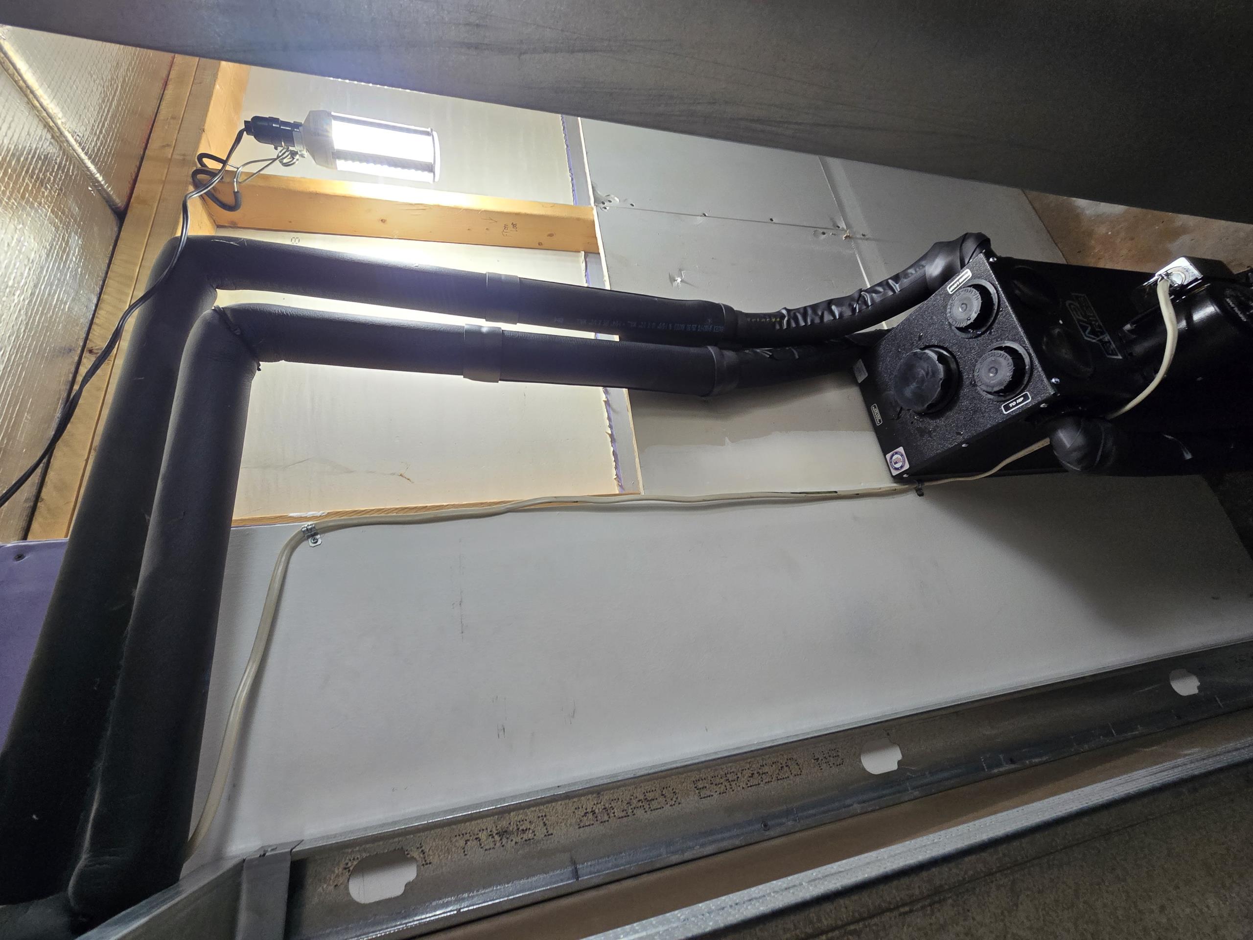 
Install new 2-pump non-pressurized flow center

Our technician has identified that the current geothermal loop field currently has an active leak (or multiple leaks) resulting in ongoing loss of loop fluid/pressure. The exact location, cause, and full extent of the leak(s) are unknown without further invasive testing or excavation, which is outside the scope of this service call.
Purpose of This Repair
The replacement of the flow center (and any associated valves, pumps, or flush/fill components) is being performed solely as a temporary measure intended to slow or reduce the rate of fluid loss from the existing leaking loop. This work is being done to allow continued temporary use of the geothermal system while a permanent repair or loop replacement is planned.