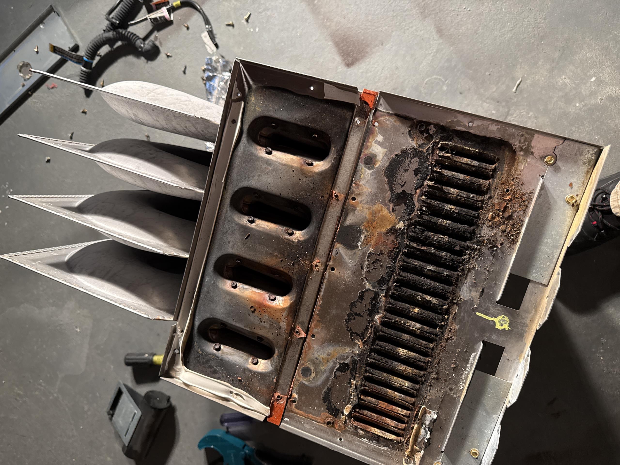 Factory heat exchanger parts warranty, labor not covered 