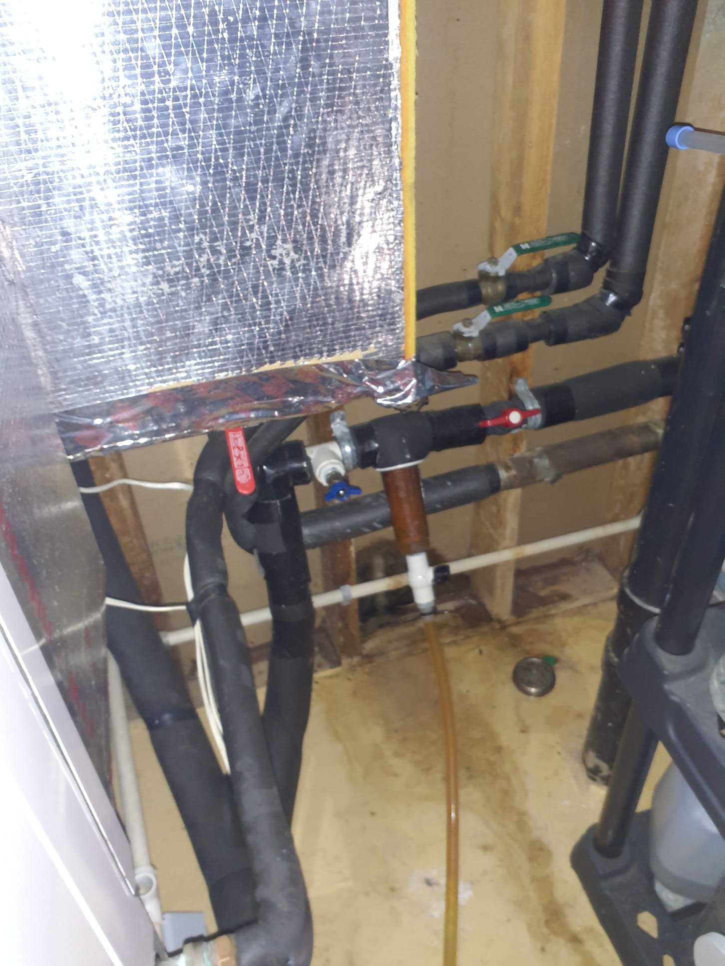 Upon arrival, system is showing a "low pressure " light. Reset system and attempted to fireoff while checking R-22 refrigerant pressures. Stagnant pressure is 110psi. System comes on but only runs for approximately 5 seconds. During operstion, suction pressure falls to 85psi and discharge rises to 1130psi. Low pressure switch is rated at 20psi. Checking through wiring diagram shows that a low pressure code can also occur when there is a heavy load from the compressor. Attempted to start up again while bypassing low pressure switch and reading amp draw on compressor. System comes on and initial start up amp draw was approximately 70A, and only dropping to 65A after five seconds before shutting off on low pressure code. Compressor has worn out, is causing high amp draw and will not operate anymore. Due to the age of the unit, manufactured in 1994, full system replacement is highly recommended. 