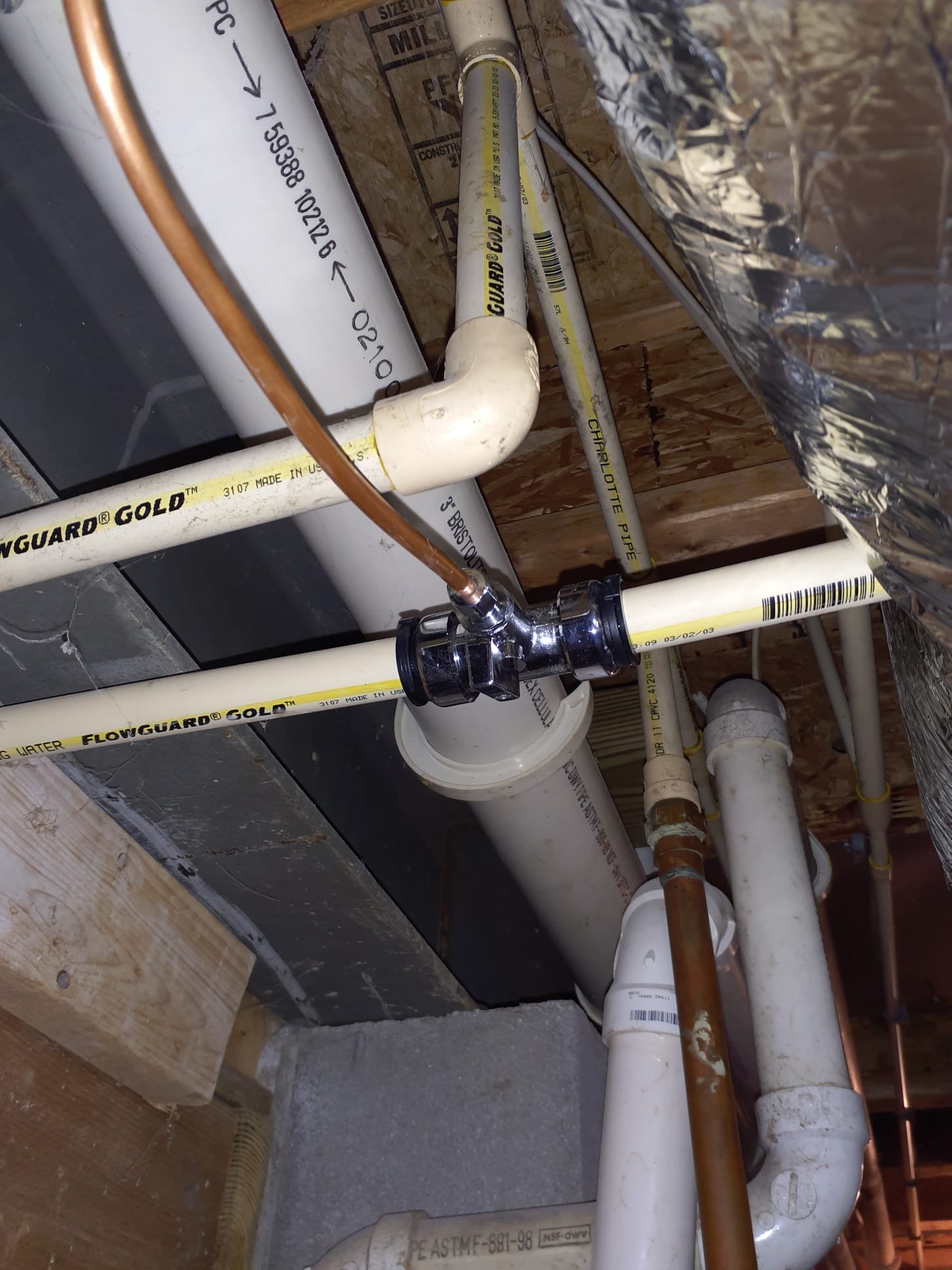 Swap humidifier water supply from cold water to hot water. Test for leaks and proper operation. 