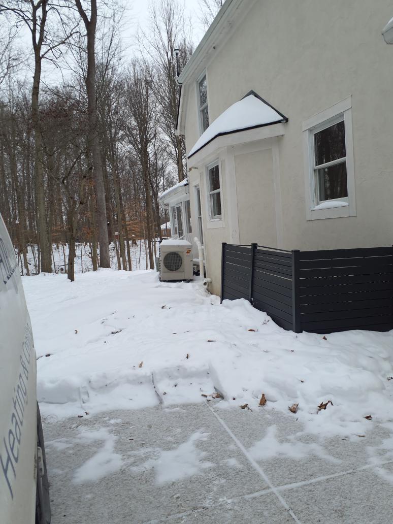 Found intake full of ice and snow
Was able to clear it
Extended exhaust off the ground with a goose neck setup 
Furnace is running now. 
Was not able to gain entry to very everything else is good inside. 