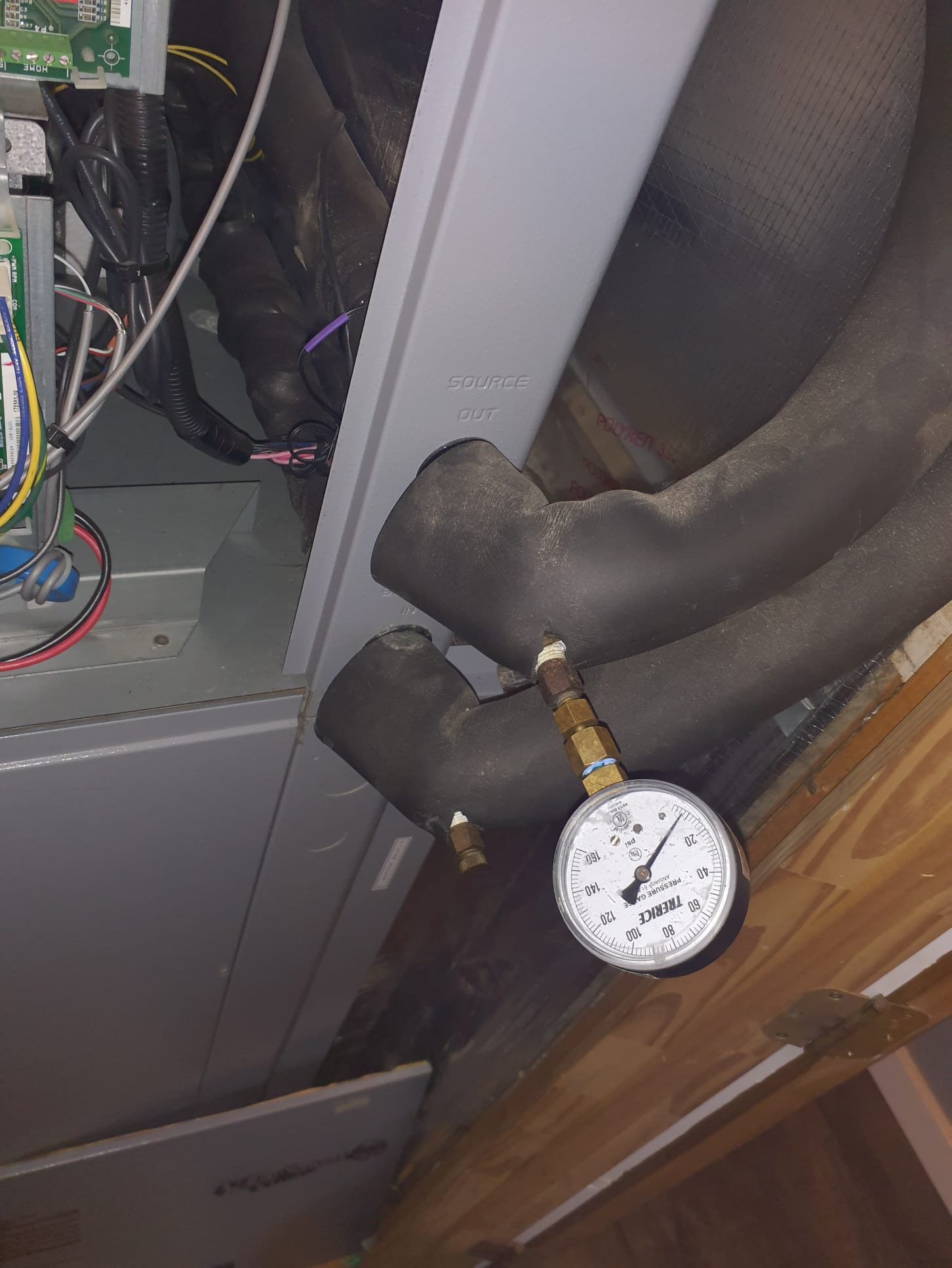 Flow center pump has failed internally in the electrical systems. Called Waterfurnace tech support to verify control board was operating properly first. Repairs habe been approved and parts will be ordered. Office staff will call back to schedule repair when parts are in hand. 