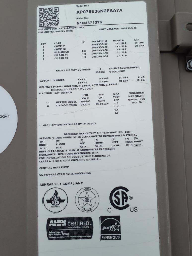 Performed heating maintenance on two York rooftop heat pump systems
Replaced filters 
Checked belts
Checked coil conditions 
Checked blower bearings 
Checked compressor operation 
Checked wiring 
Tested both systems in heating mode
No concerns found on today's visit