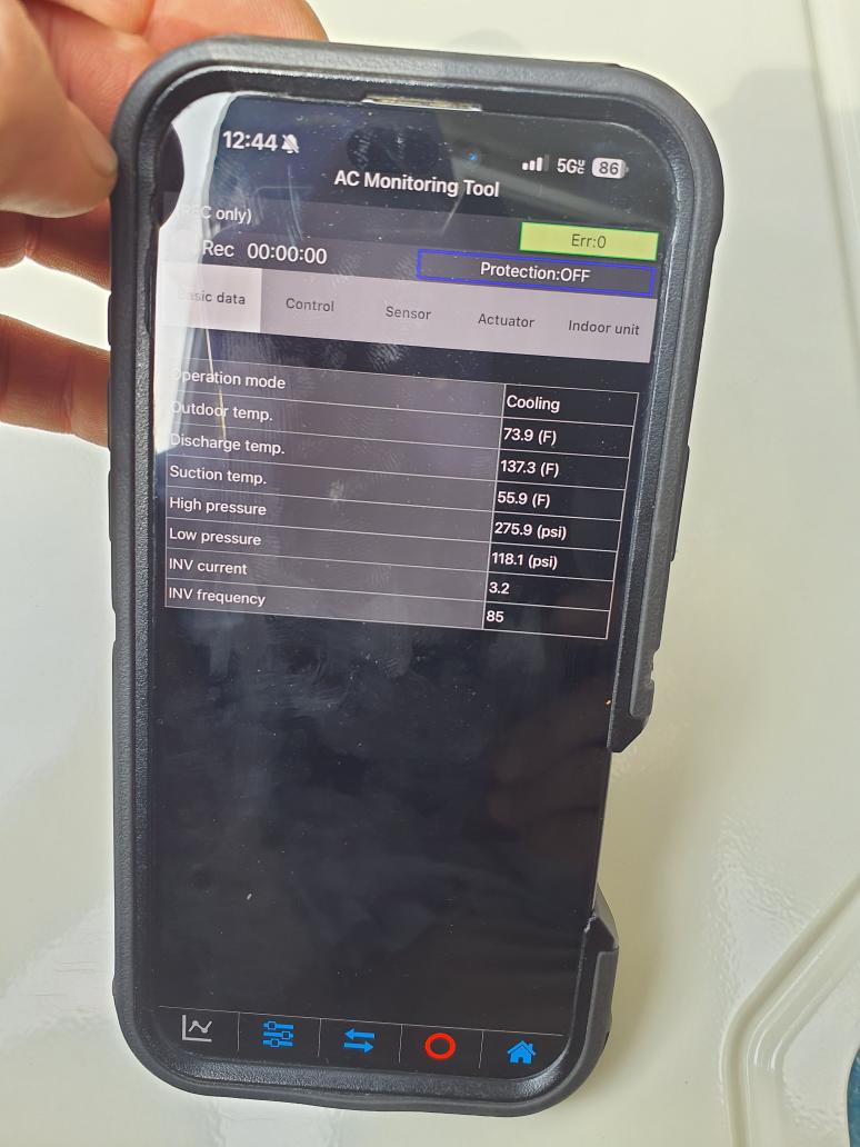 Performed cooling maintenance on a Daikin Fit AC
Filter is brand new
Blower is spotless
No signs of water leakage inside or outside of the furnace
Wiring is all tight
Outdoor unit is clean
Wiring is in good shape 
Connected Daikin D-Checker
Refrigerant charge is in spec
No concerns found on today's visit