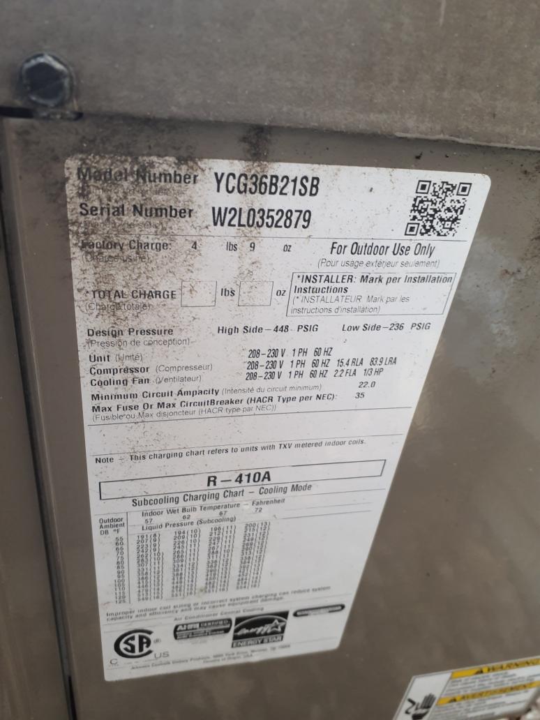 Performed cooling maintenance on two York AC systems
Cleaned both electronic air cleaners
Shutdown humidifier 
Blowers are clean 
No signs of water leaks inside or around the furnaces
Tore down and washed both outdoor units
Capacitors tested good
Refrigerant charges good
Both systems operating normally at this time