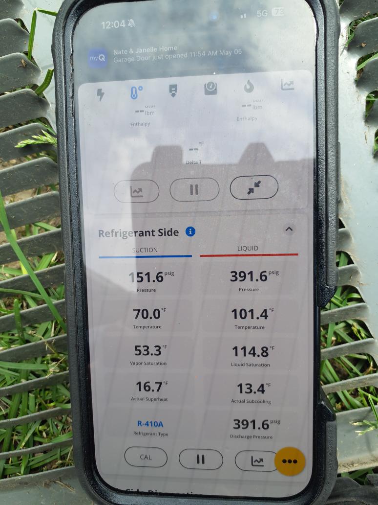 System operates in cooling but not heating mode
Checked refrigerant charge in cooling mode
System calls for 8⁰ subcool +/-3⁰
System was running 0.5⁰ subcool
Added 2lbs of R410a refrigerant 
Run tested in heat mode
Suction pressure fell to the point of opening the low pressure switch. 
Found sensing bulb for the outdoor txv not attached to the suction line
Secured it with a hose clamp and insulated 
It would intermittently drop suction pressure in heating mode as if the txv was restricted or closing 
Switched between heating and cooling modes on the chance there was something clogging the txv that could be knocked loose and trapped in the filter drier
After switching between heating and cooling modes twice, it began to behave normally
Ran it in heating mode for at least 30 minutes
Switched between cooling and heating modes (allowing for system to stabilize in each mode ~10 minutes) to verify proper operation

Air handler condensate did not have a trap 
Built a P trap 
This will mitigate