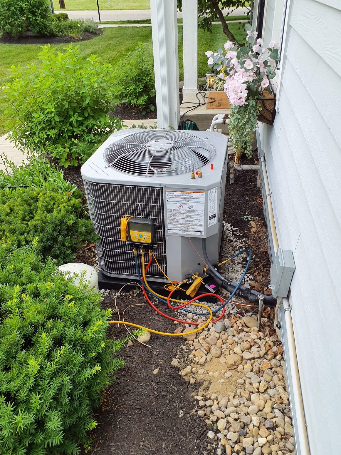 SOLD: 06/10/2026 7:58:50 AM - Option 1
Install:
Single-Stage Air Conditioner
Model#GA4SAN53000N 
Serial#0526X40696
30,000 BTUs 
13.4 SEER2
 Legacy, Single Stage Gas Furnace
Serial#1926A18752
Model#800SB48090M21 
90,000 BTUs  
80% AFUE

Bryant Indoor Unit
Model#CVAVA3621XMA
Serial#1126J22425

Installation:
Basic Install Kit
Plenum transition 
RX-11 Flush 
Flue pipe 
PVC drain  
Low voltage wiring 
Outdoor pad 
Disconnect 
Electric wiring whip

Additional Services - Downflow Installation

Warranty
10 Year Parts Warranty 
2 Year Labor Warranty
10 Year Compressor Warranty
20 Year Heat Exchanger Warranty








 
