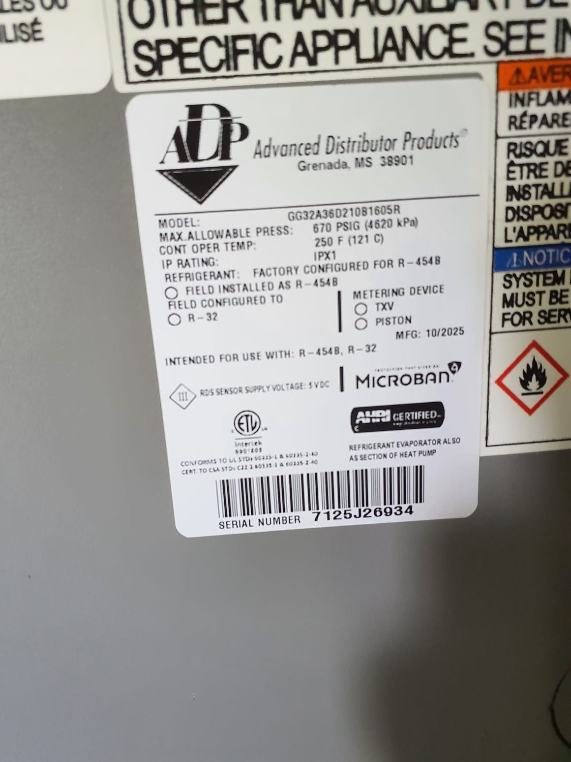 06/16/2026 12:57:10 PM - Option 1 A/C and Coil Replacement
Install:
*Single-Stage Air Conditioner
Model# GA4SAN53600N
Serial# 
36,000 BTUs  
13.4 SEER2

*Exact Coil
Model#  ADPGG32A36D210B106R

Warranty:
10 Year Parts Warranty 
2 Year Labor Warranty  
10 Year Compressor Warranty

