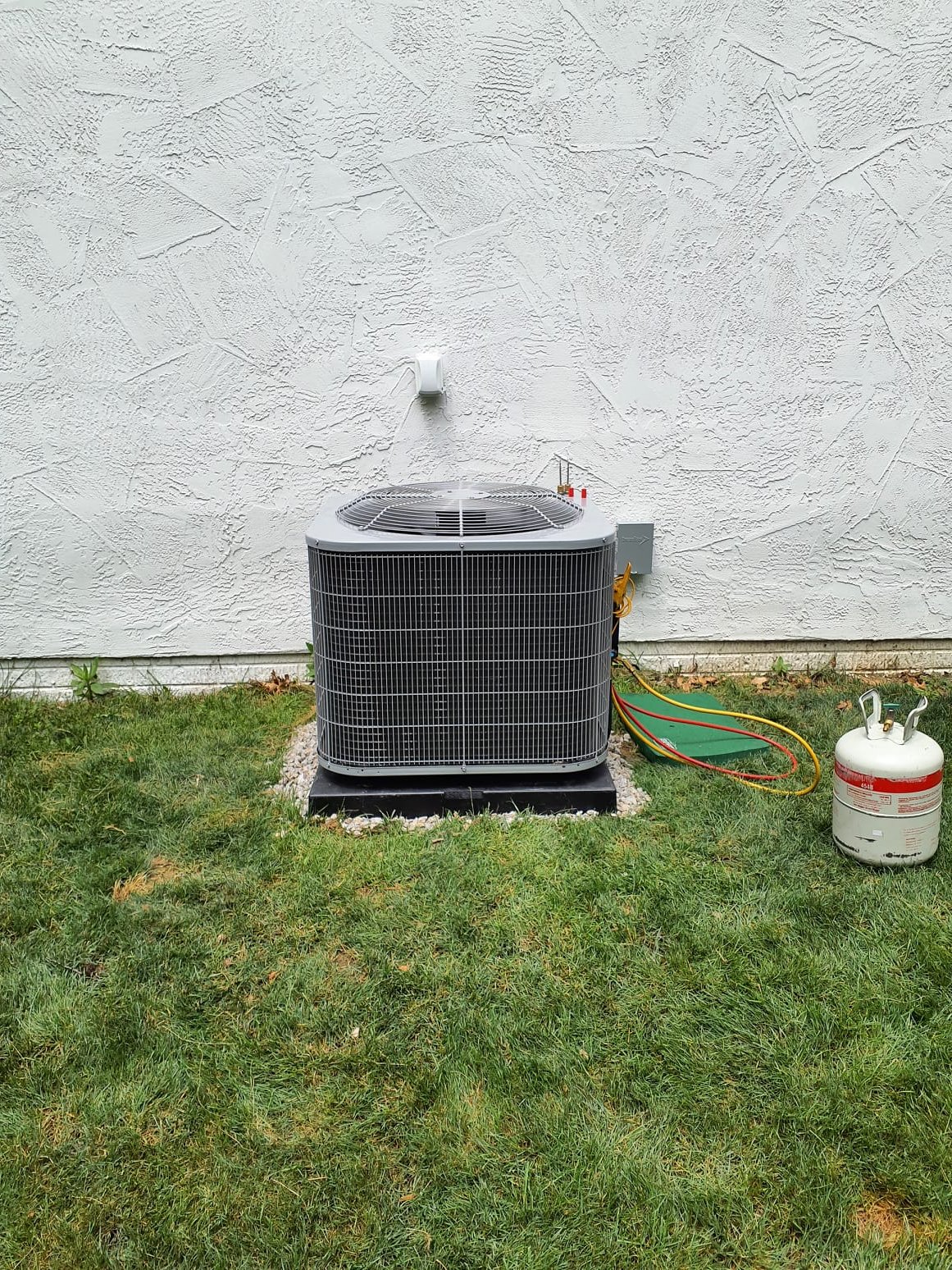 SOLD: 06/16/2026 11:59:10 AM - Option 1 - AC and Coil
Install:
*Single-Stage Air Conditioner 
48,000 BTUs 
14.3 SEER2
Model# GA5SAN54800W
Serial# 0626G15437
*Bryant Indoor Unit (Coil)
Model# CVAVA4821XMA 
Serial# 1626J73664

Installation:
Basic Install Kit
Plenum transition
RX-11 Flush 
PVC drain 
Low voltage wiring 
Outdoor pad  
Disconnect  
Electric wiring whip
 

Warranty:
10 Year Parts Warranty
2 Year Labor Warranty  (Annual maintenance must be performed)
10 Year Compressor Warranty


