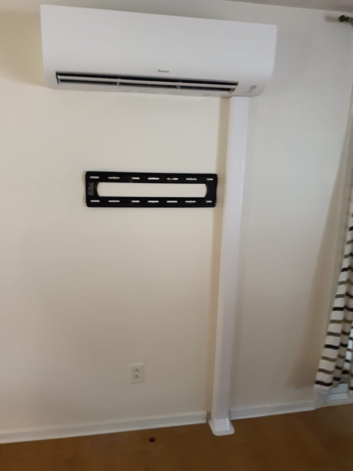 Install new Four- zone Daikin Aurora ductless system.
Indoor Model# Bedroom 1- CTXV07AVJU9, 7,000 btu, Aurora Single Zone Wall Mounted Indoor unit. R-32 
Serial# Y151384
Indoor Model# Bedroom 2- CTXV07AVJU9, 7,000 btu, Aurora Single Zone Wall Mounted Indoor unit. R-32 
Serial# Y156999
Indoor Model# Bedroom 3- CTXV07AVJU9, 7,000 btu, Aurora Single Zone Wall Mounted Indoor unit. R-32 
Serial# Y154383
Indoor Model# Family Room- FTXV15AVJU9, 15,000 btu, FTXV Aurora Single Zone Wall Mounted Indoor unit. R-32
Serial# Y077650

Outdoor Model# 4MXT36AVJU9, 36,000 btu, Aurora Multi-split Inverter Heat Pump
Serial# E001231
Includes:
*Wireless remote control (Quantity 4)
*Refrigerant line sets
*Line Hide
*Condensate drains
*Poly pad with rails
*High voltage and control voltage from outdoor unit to indoor unit
12 Year Daikin manufacturers parts warranty
2 Year Westin Air labor warranty

**Westin Air will use existing  circuit for RV.  Westin will replace disconnect and provide whip.  If wire is not