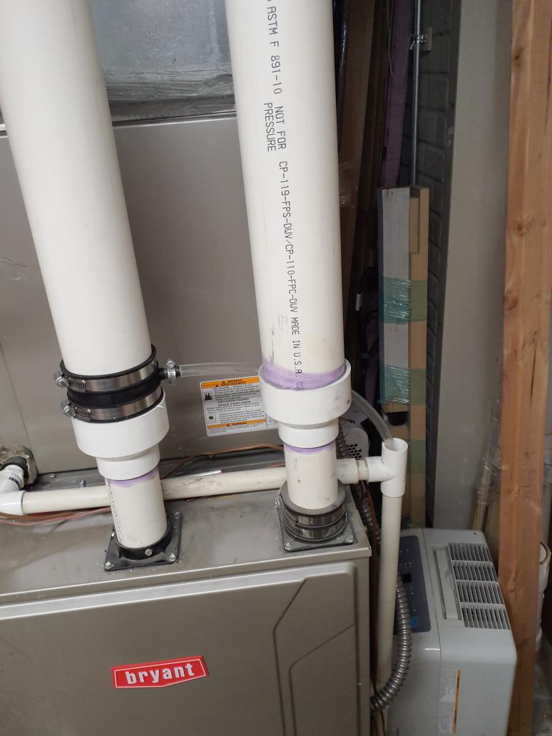 Furnace maintenance inspection performed<br>Inspect filter: last changed 6/2/26 <br>Inspect burners: slight amount of rust brushed clear <br>Ohm ignitor: 50.8<br>Clean flame sensor: cleaned <br>Inducer amps:  0.35 amps<br>Blower Motor amps: 4.6 amps<br>All wiring OK<br>Humidifier: changed water panel with customer supply <br>Temperature rise: 37 degrees in 30 to 60 degree range low heat  / 55 degrees in 40 to 70 degree range high heat<br><br>Cycled Furnace in heat mode. Observe normal sequence of operations. No leaks noticed inside of Furnace cabinet but there is a mildew layer on the components directly below the combustion air intake. This could be remedied with an intake pipe condensation drain. Replaced the Humidifier water panel with customer stock and Verify operation of humidifier. <br><br>Furnace is running in great condition and ready for the winter heating season.<br>