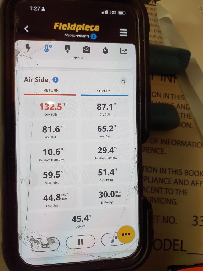 <br>Replace OEM gas valve on modulating Bryant furnace<br><br>Furnace maintenance inspection performed<br>Inspect filter: new<br>Inspect burners: some rust on body of burners <br>Ohm ignitor: 49.1 <br>Clean flame sensor: cleaned <br>Inducer amps: 0.4 amps<br>Blower Motor amps: 3.2 <br>All wiring OK<br>Humidifier: water panel is new<br>Temperature rise: 55 degrees in a 35 to 65 degree range<br>Furnace is running in good condition. <br>