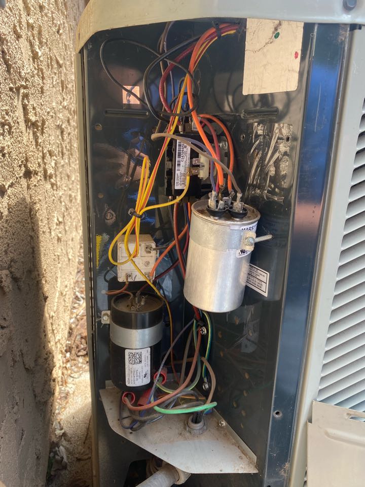 Chico, CA - Performed cooling maintenance on outdoor condensing unit. Washed out coil and changed indoor filter. Checked temperature split and airflow as well as thermostat functionality inside. Checked amperages on motors and compressor and checked capacitor as well. Confirmed proper voltage and ensured proper mechanical operations. System cooling and operational at time of maintenance. Serviced unit at Wilshire Ct in Chico CA Chico, CA - Performed cooling maintenance on outdoor condensing unit. Washed out coil and changed indoor filter. Checked temperature split and airflow as well as thermostat functionality inside. Checked amperages on motors and compressor and checked capacitor as well. Confirmed proper voltage and ensured proper mechanical operations. System cooling and operational at time of maintenance. Serviced unit at Wilshire Ct in Chico CA