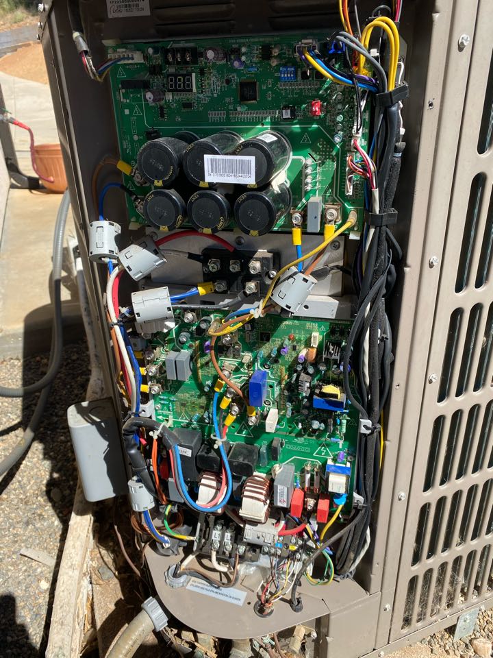 Paradise, CA - Performed cooling maintenance on main house condensing unit and also the minisplit for the room above the garage. Checked amperages on compressors and outdoor fan motors. Checked voltage and verified proper fuse conditions. Checked mechanical operations and refrigerant flow to and from units. Performed a detailed wash of both outdoor coils. Checked temperature split inside and checked thermostat functionality. Systems both cooling and operational at this time. Serviced in Loft View, Paradise, CA Paradise, CA - Performed cooling maintenance on main house condensing unit and also the minisplit for the room above the garage. Checked amperages on compressors and outdoor fan motors. Checked voltage and verified proper fuse conditions. Checked mechanical operations and refrigerant flow to and from units. Performed a detailed wash of both outdoor coils. Checked temperature split inside and checked thermostat functionality. Systems both cooling and operational at this time. Serviced in Loft View, Paradise, CA