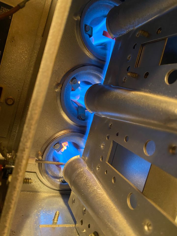 Performed heating maintenance on attic 80% gas Lennox furnace. Changed filter. Checked capacitor for indoor blower motor and found it to be low, after customer approval I replaced capacitor to bring system to its most efficient state and to prevent blower motor from going out. Checked amperages on indoor blower motor and inducer draft motor. Checked voltage and burners. Checked pressure switch, flame sensor, and other safeties. Checked temperature split and thermostat functionality. System heating and operational at this time. Serviced customer near Forest Ave in Chico, CA.