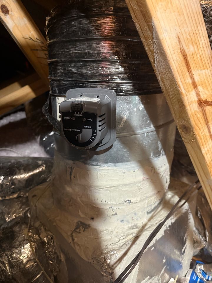 Replacing a zone damper 