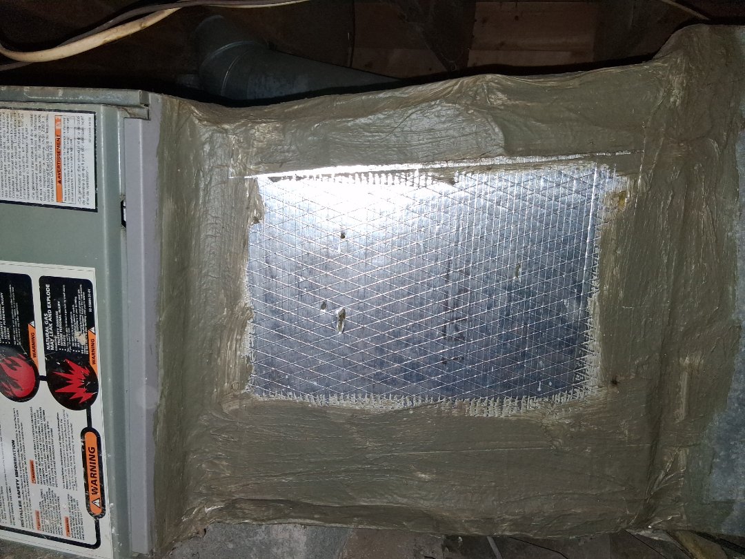 duct repair and filter rack installation in Conyers ga