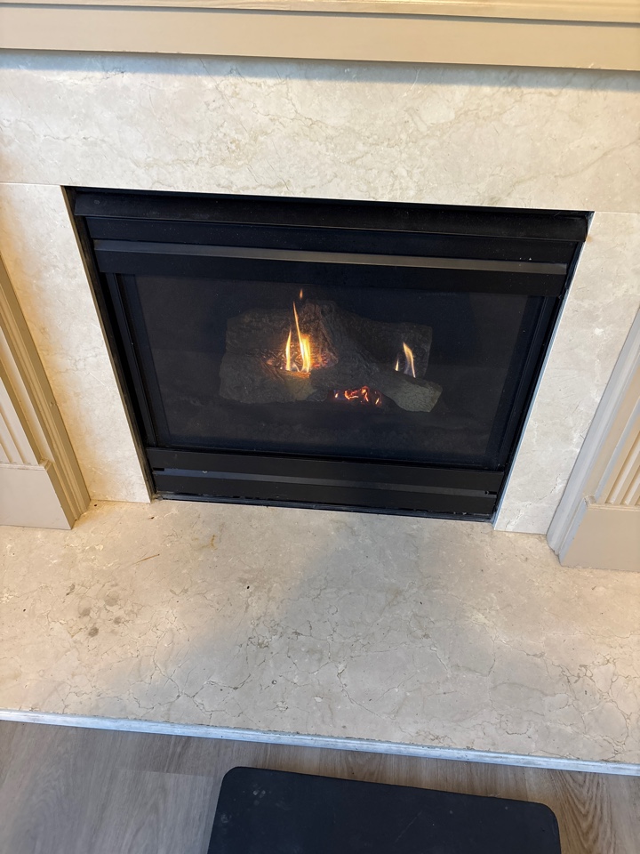Repair fire place