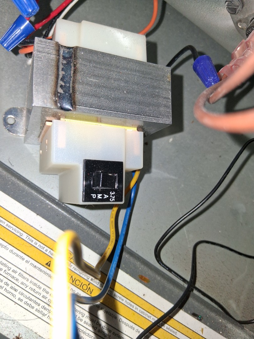 return plenum added to the hvac system Float switch added as well and a bigger transformer to help carry power