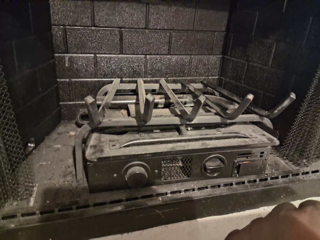 Installation of New Gas Logs for the fireplace. 