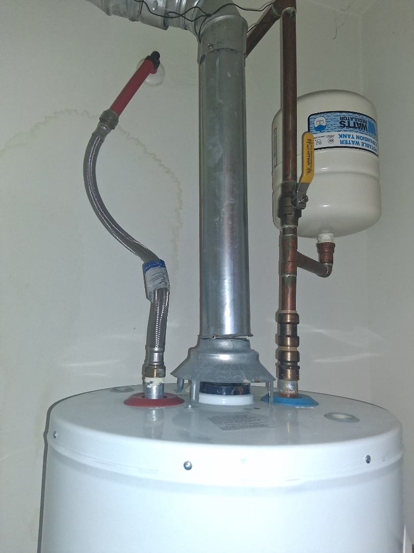 gas line repair for furnace and water heater 