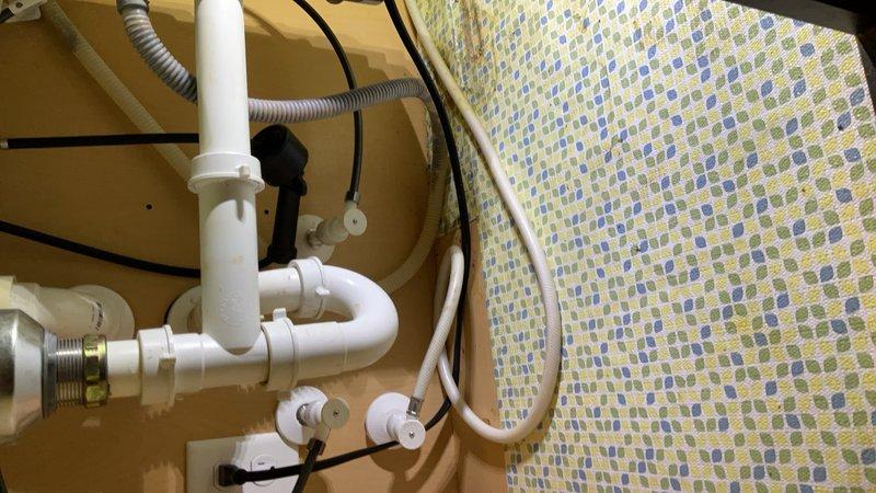 Plumber fixed kitchen sink drain line