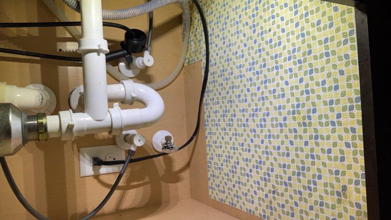 Plumber fixed kitchen sink drain line