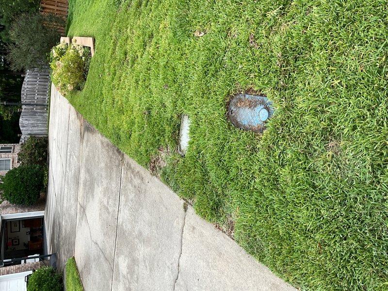 Plumber can repair leak on main water line in yard